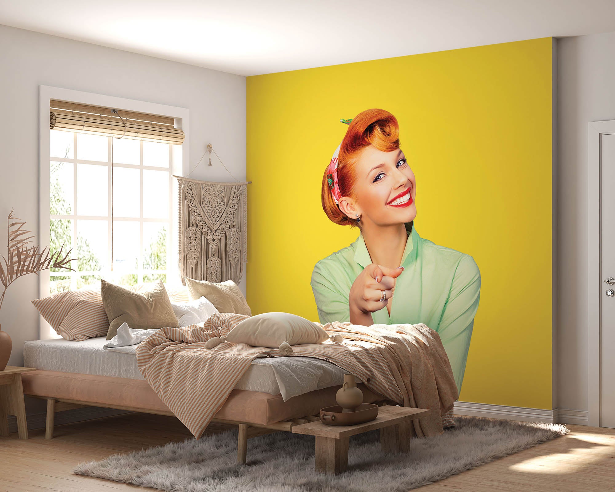 Pin-up vrouw - LW00424 Fotobehang