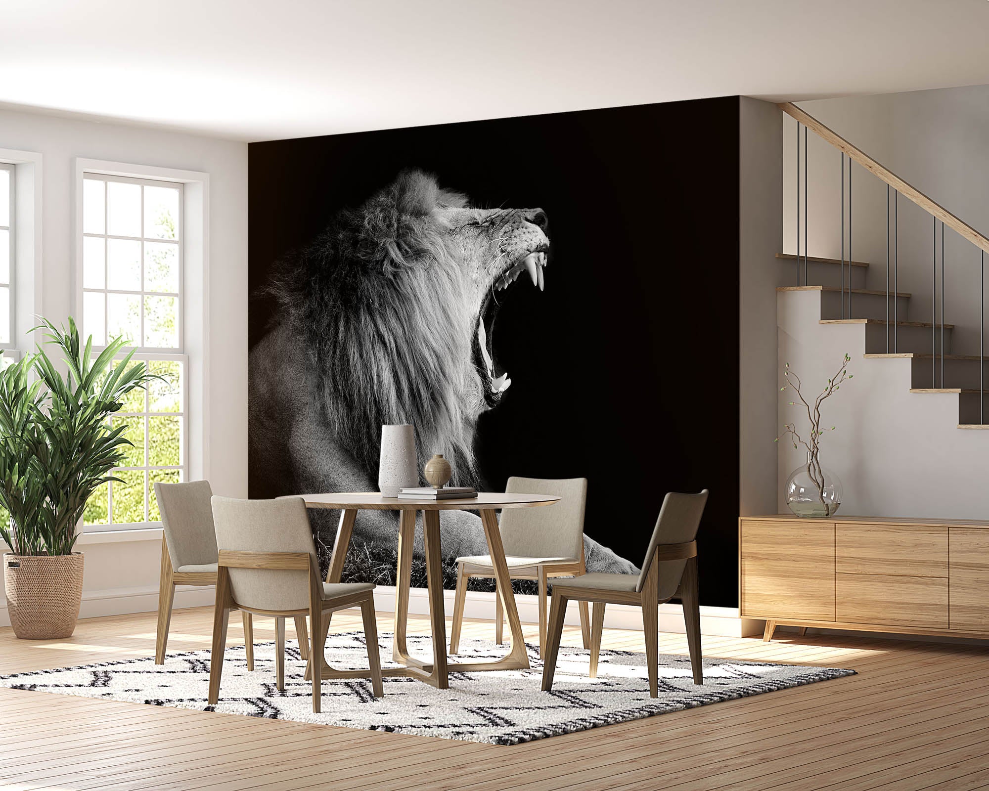 Portret leeuw - LW00225 Fotobehang