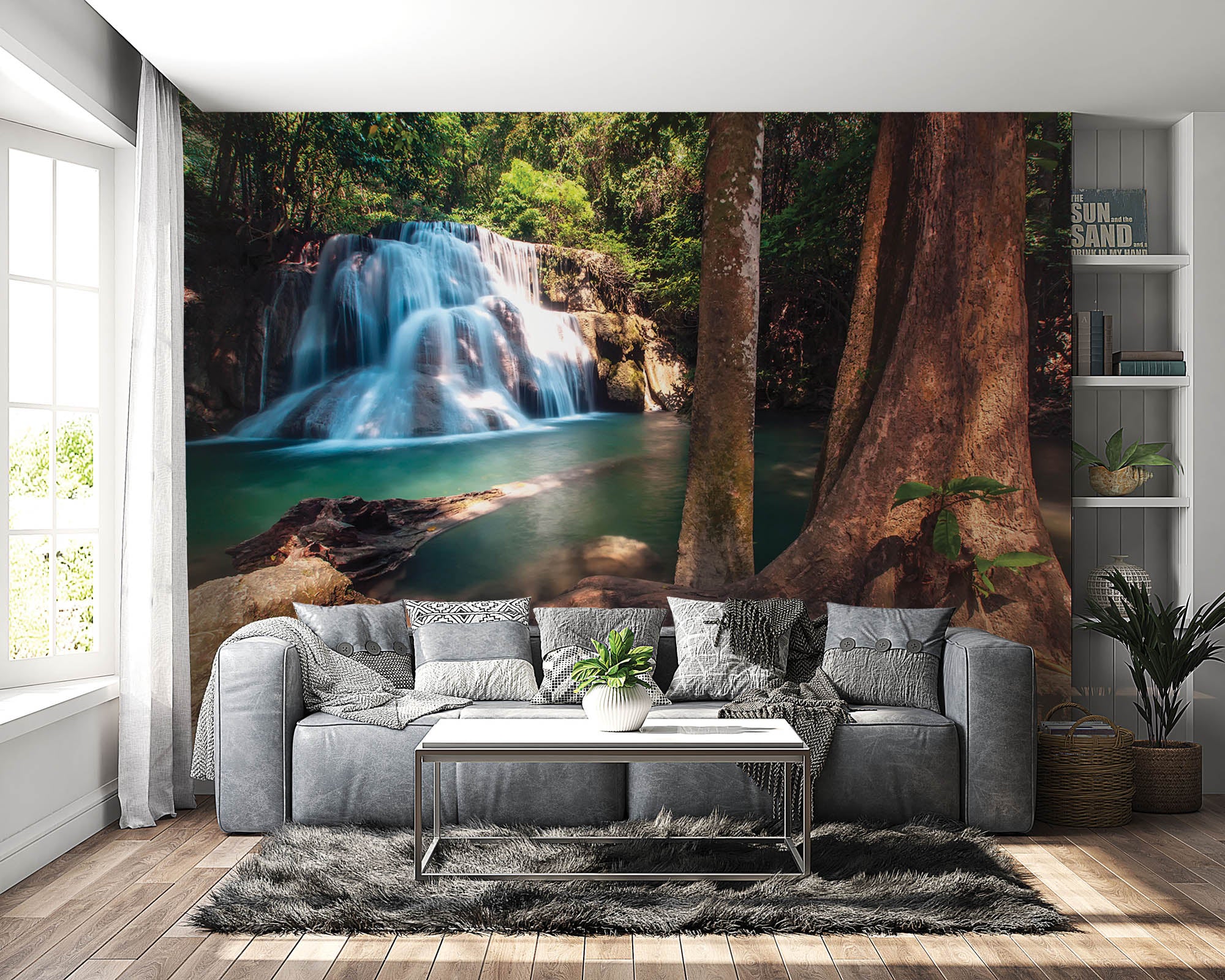 Prachtige waterval - LW00290 Fotobehang