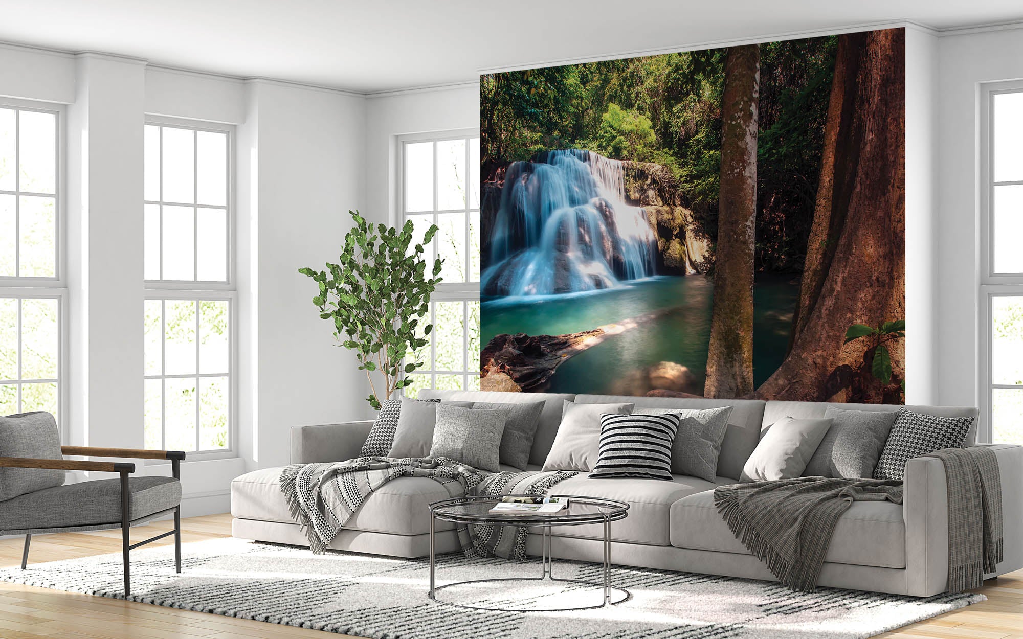 Prachtige waterval - LW00290 Fotobehang