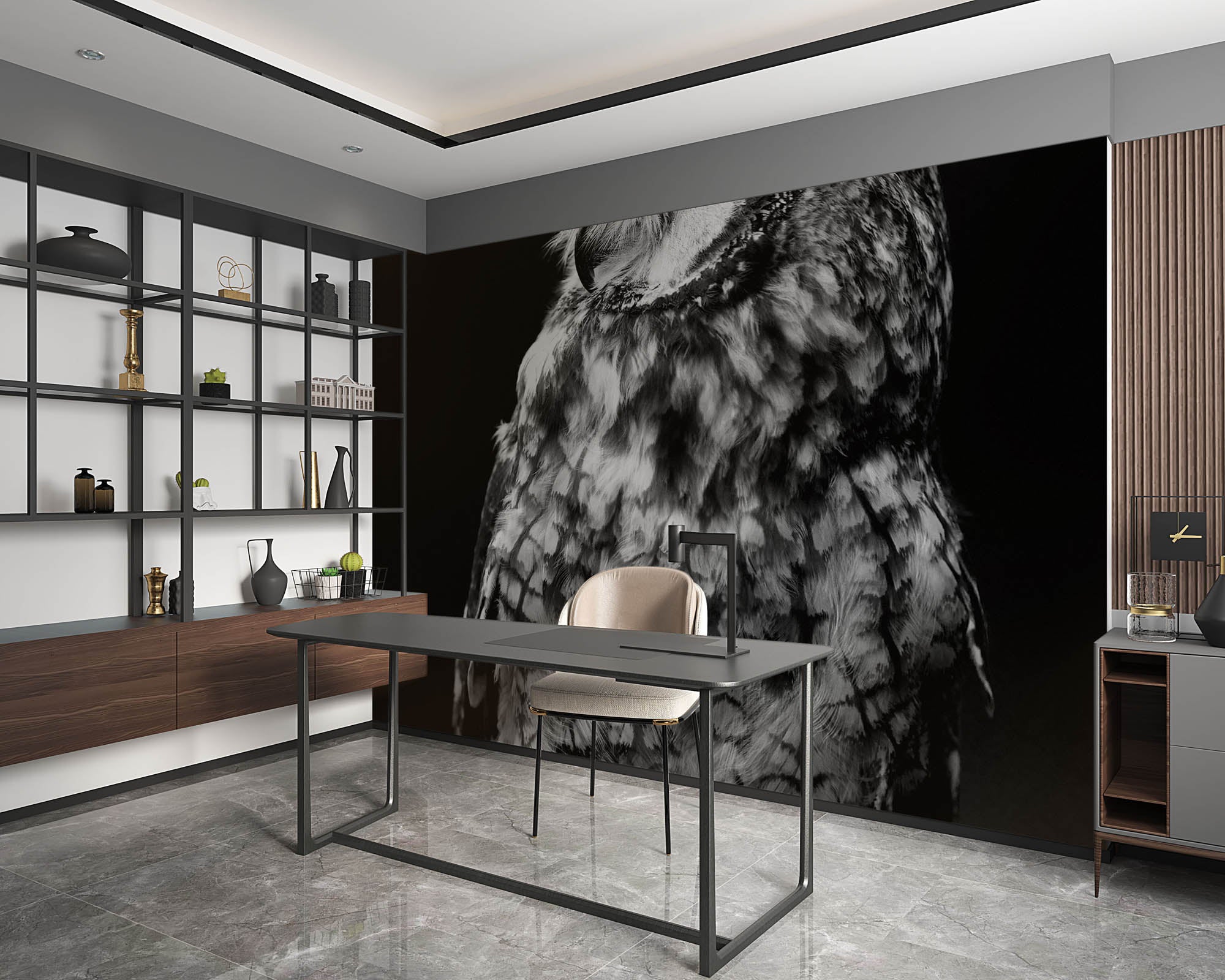 Ransuil - LW00200 Fotobehang