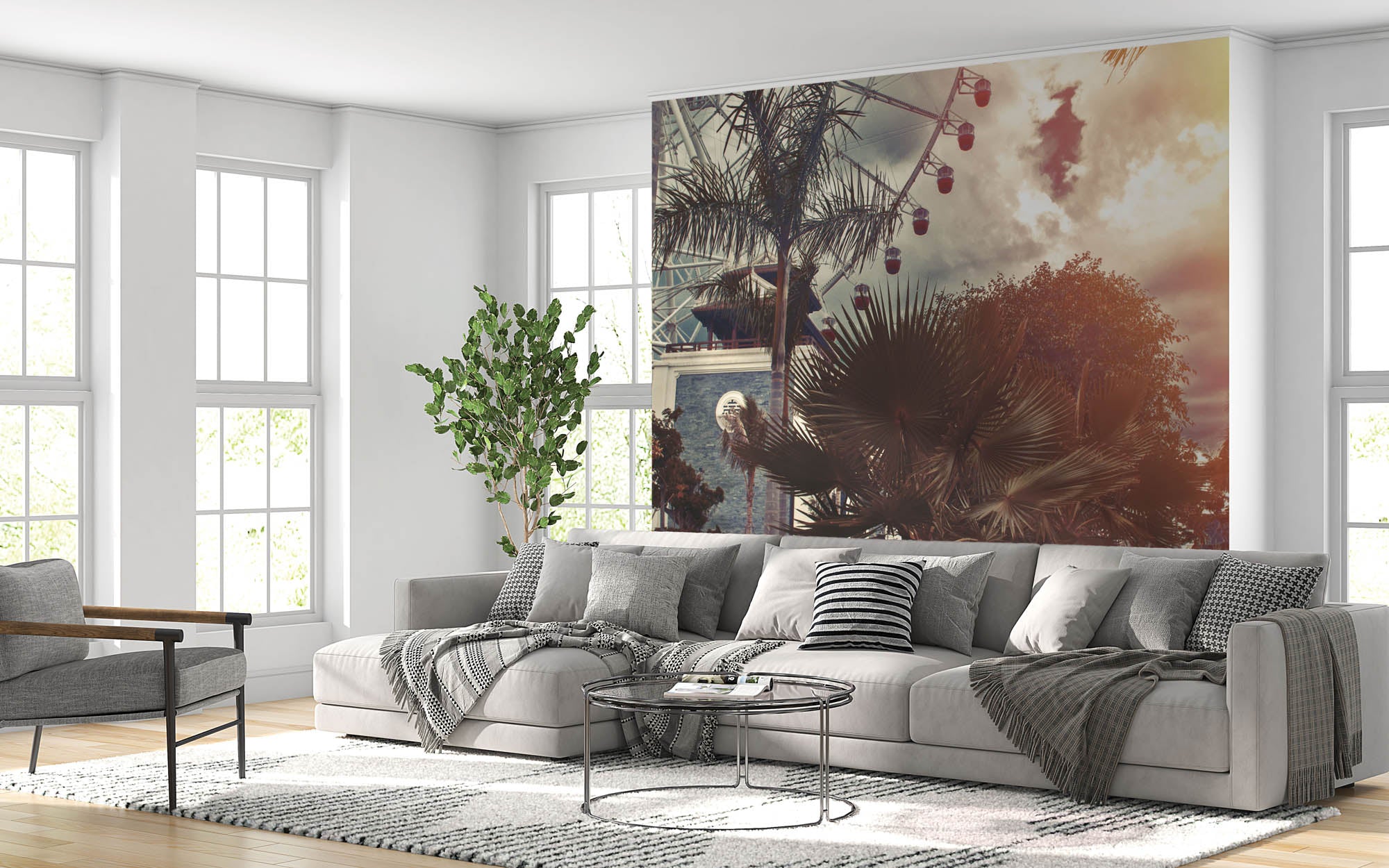 Reuzenrad in Vietnam - LW00423 Fotobehang