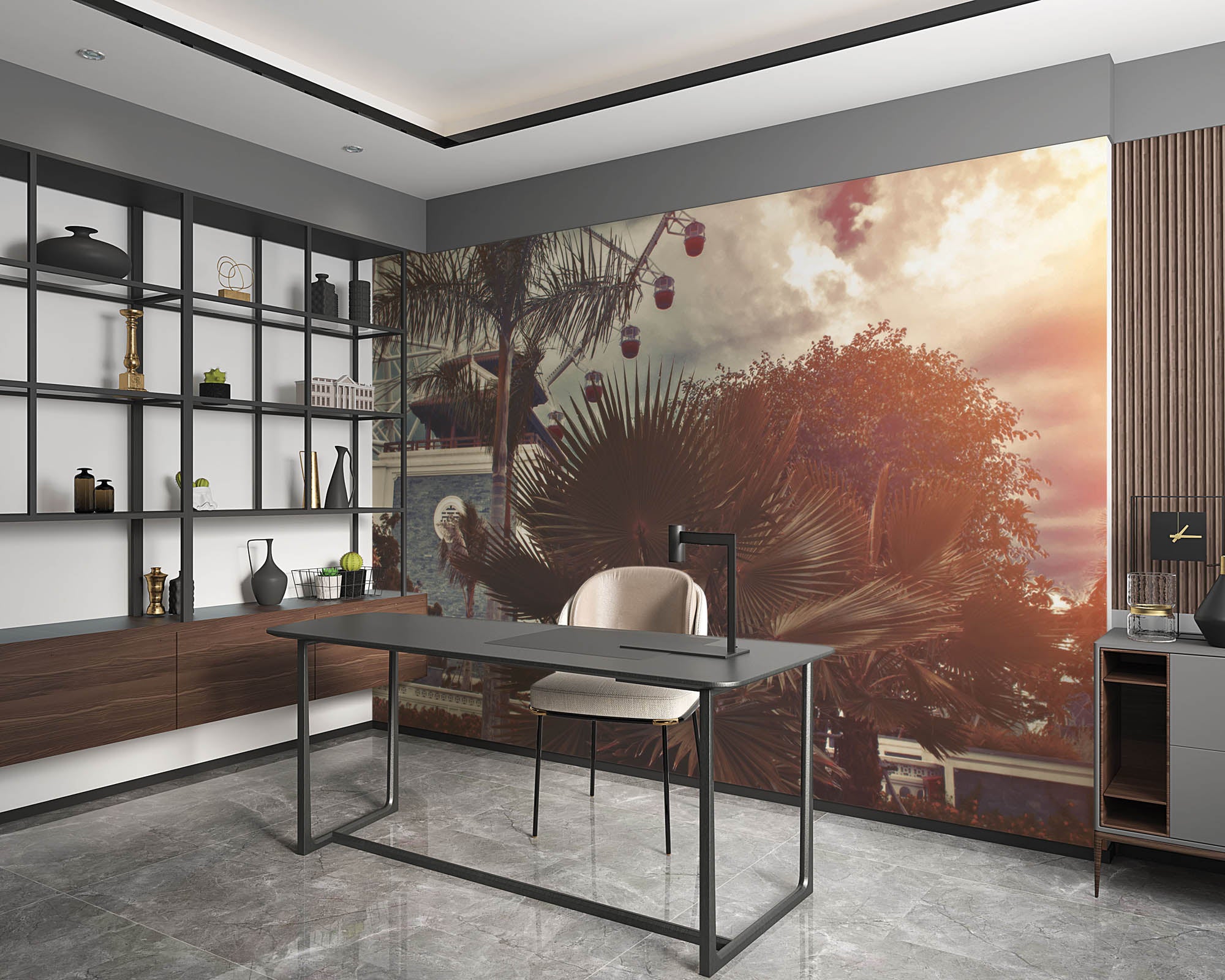 Reuzenrad in Vietnam - LW00423 Fotobehang