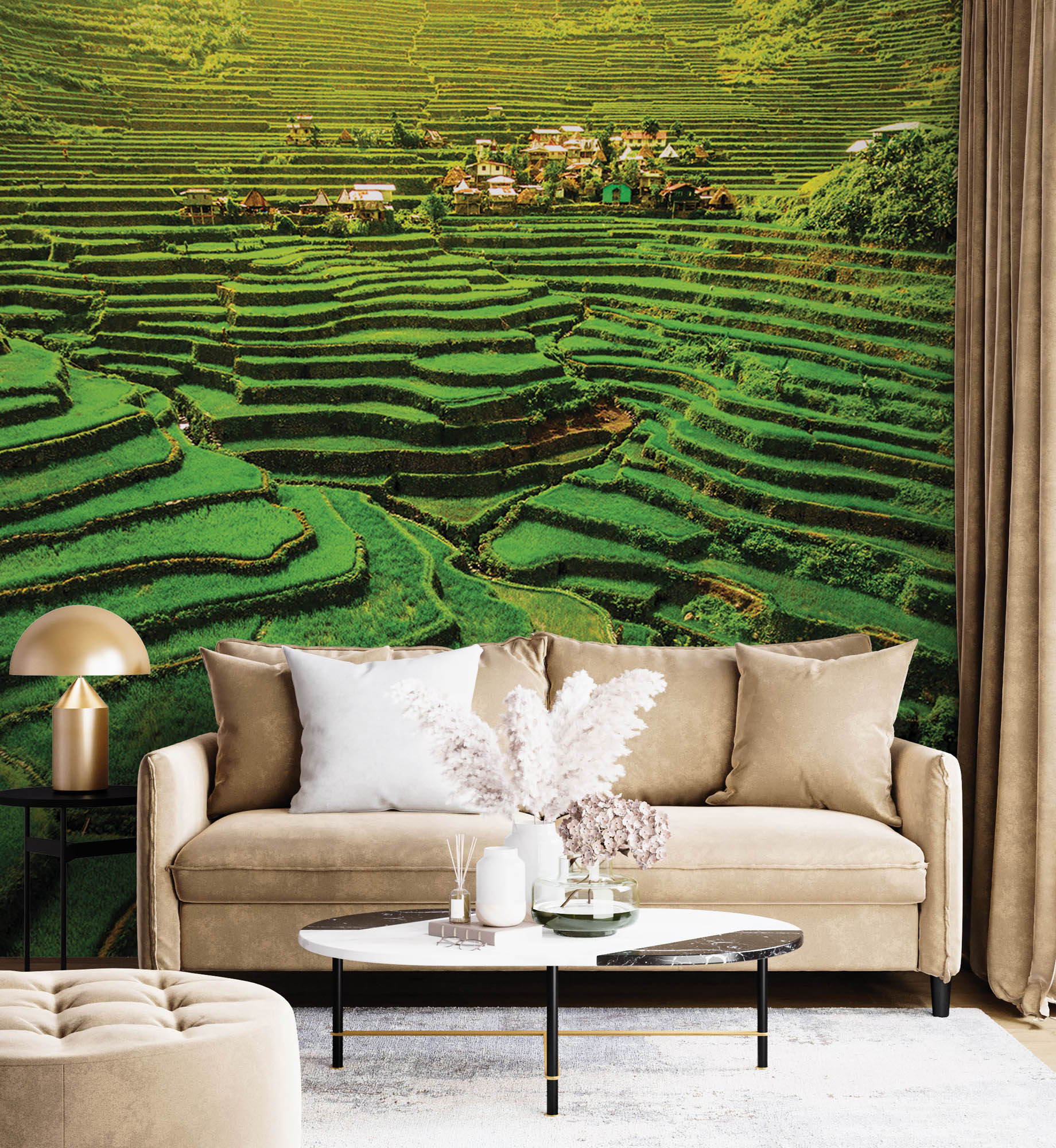 Rijstvelden Filipijnen - LW00083 Fotobehang