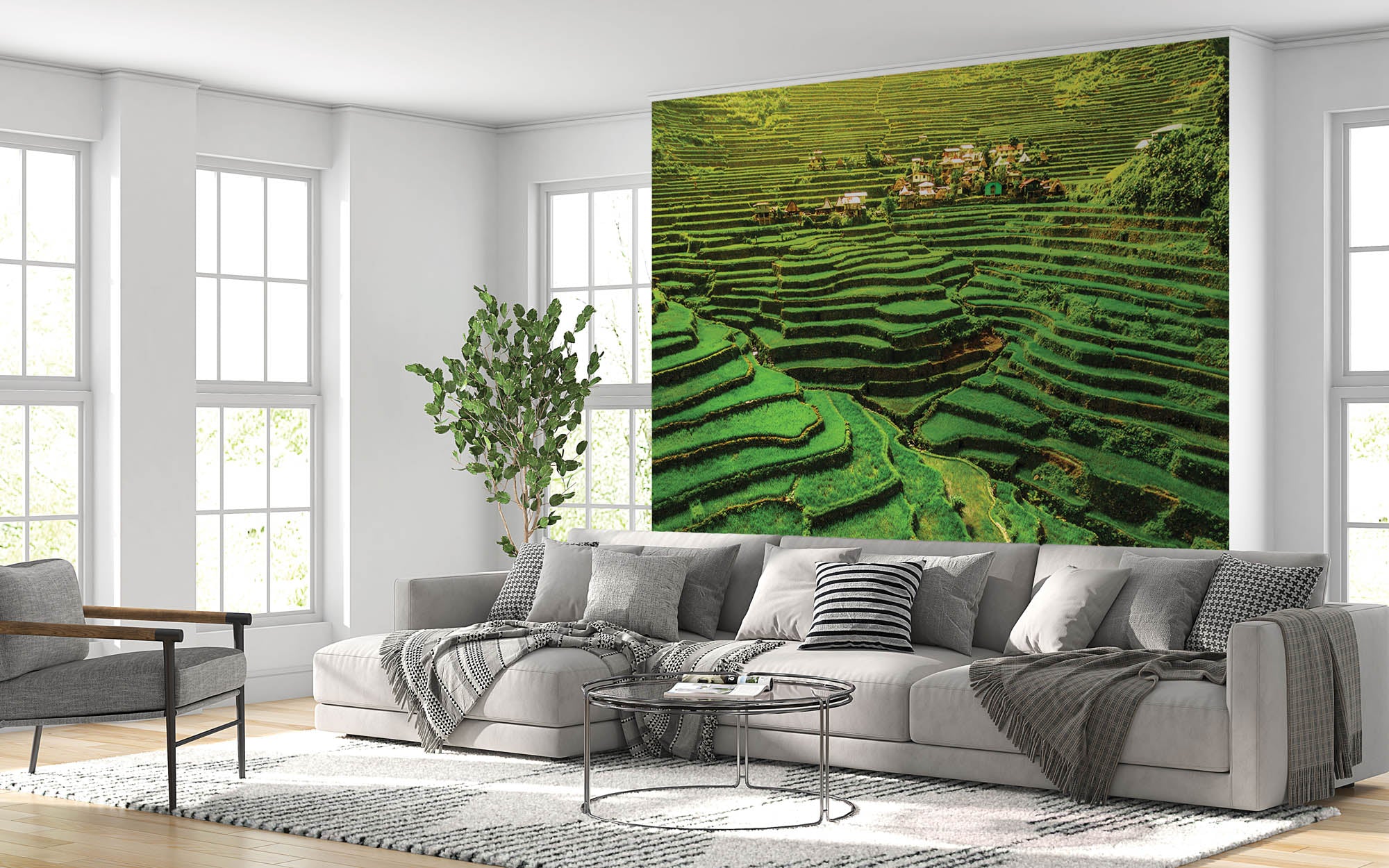 Rijstvelden Filipijnen - LW00083 Fotobehang