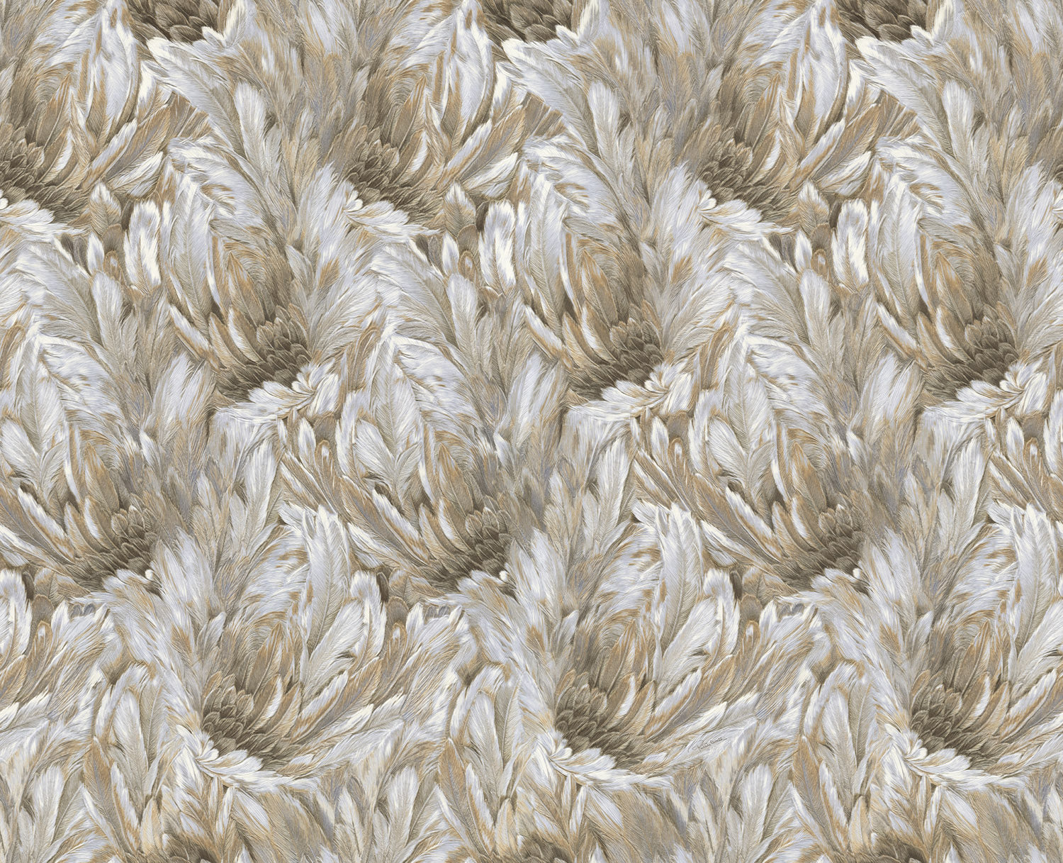 Roberto Cavalli 9 - Veer Beige - 21007 Behang