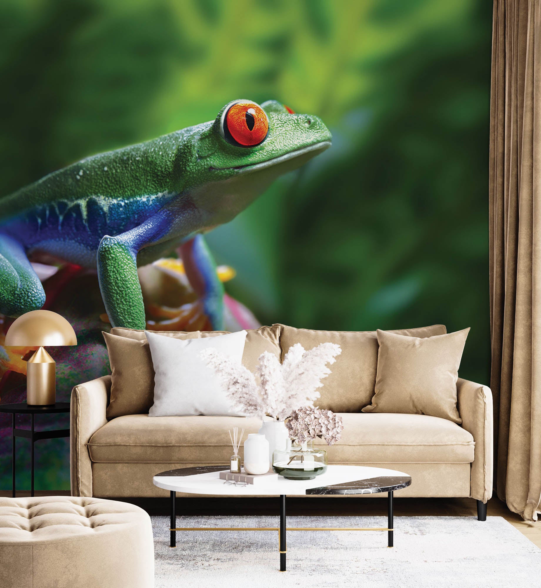 Roodoogmakikker - LW00153 Fotobehang