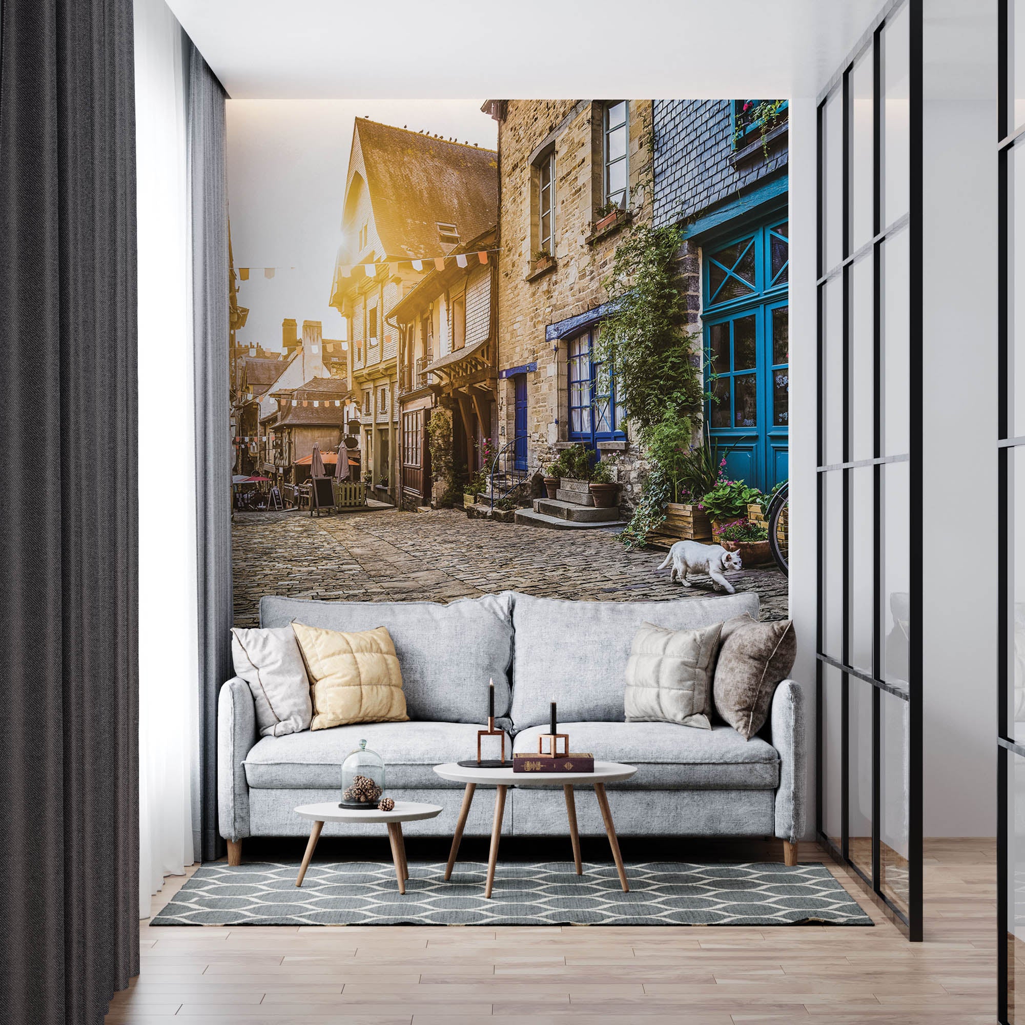 Rustiek steegje - LW00365 Fotobehang