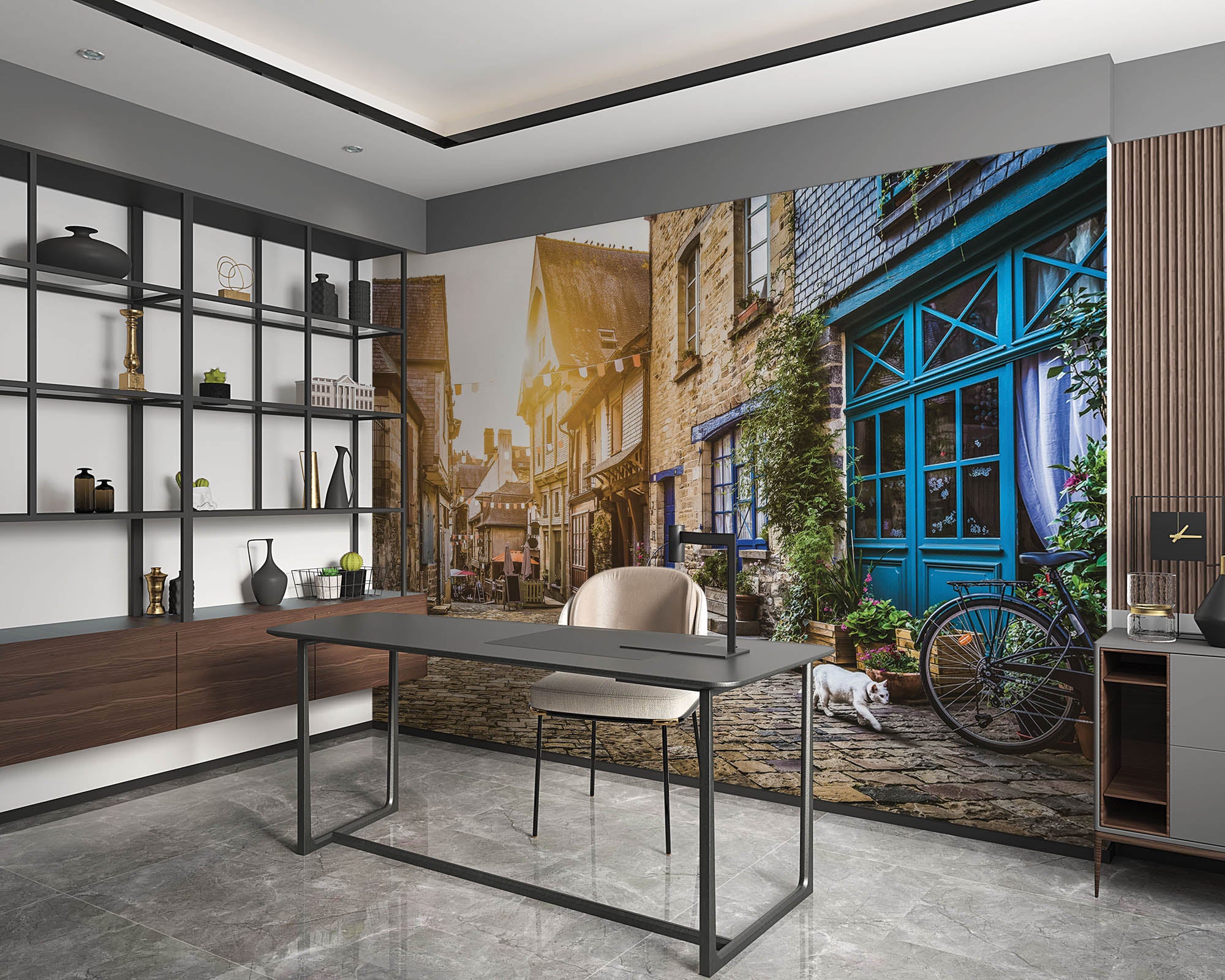 Rustiek steegje - LW00365 Fotobehang