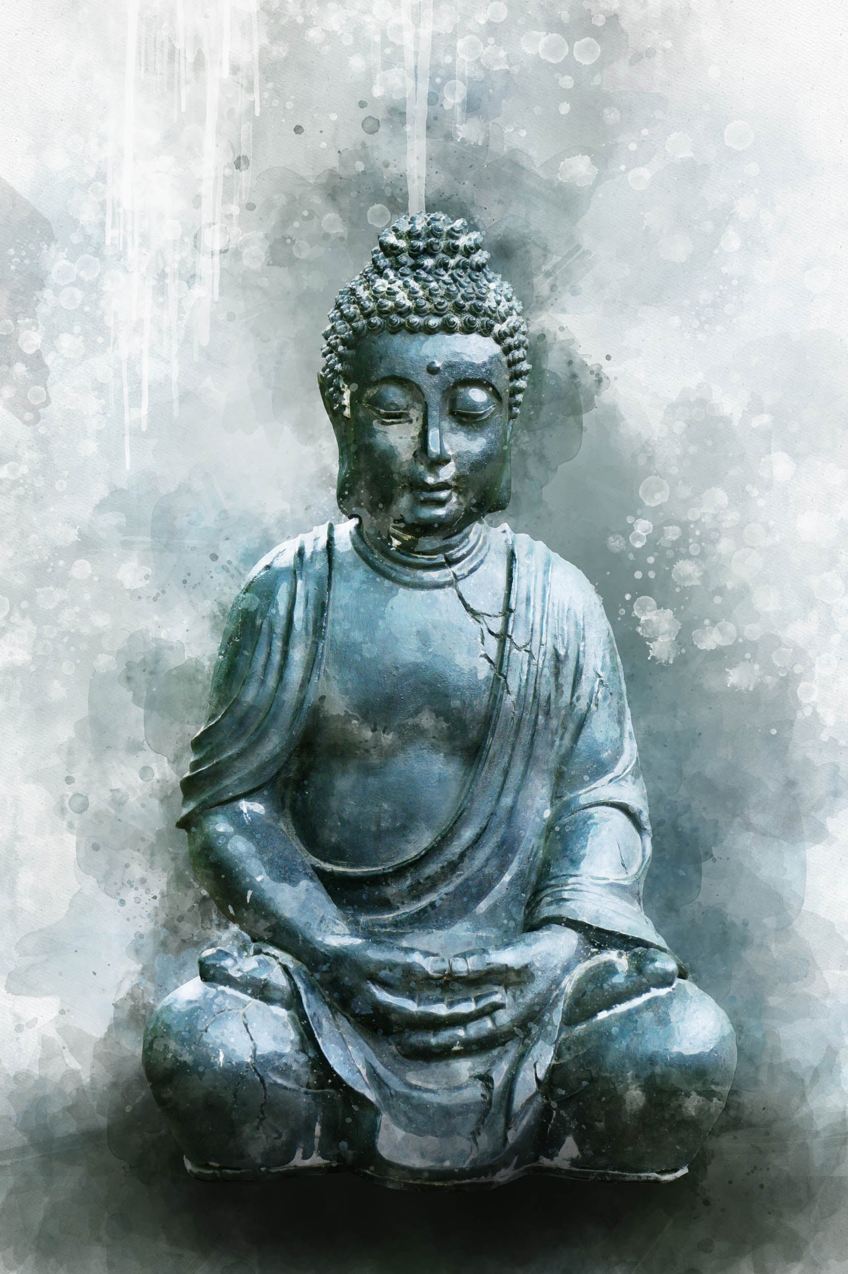 Serene Boeddha Kunst - LW00877 Fotobehang