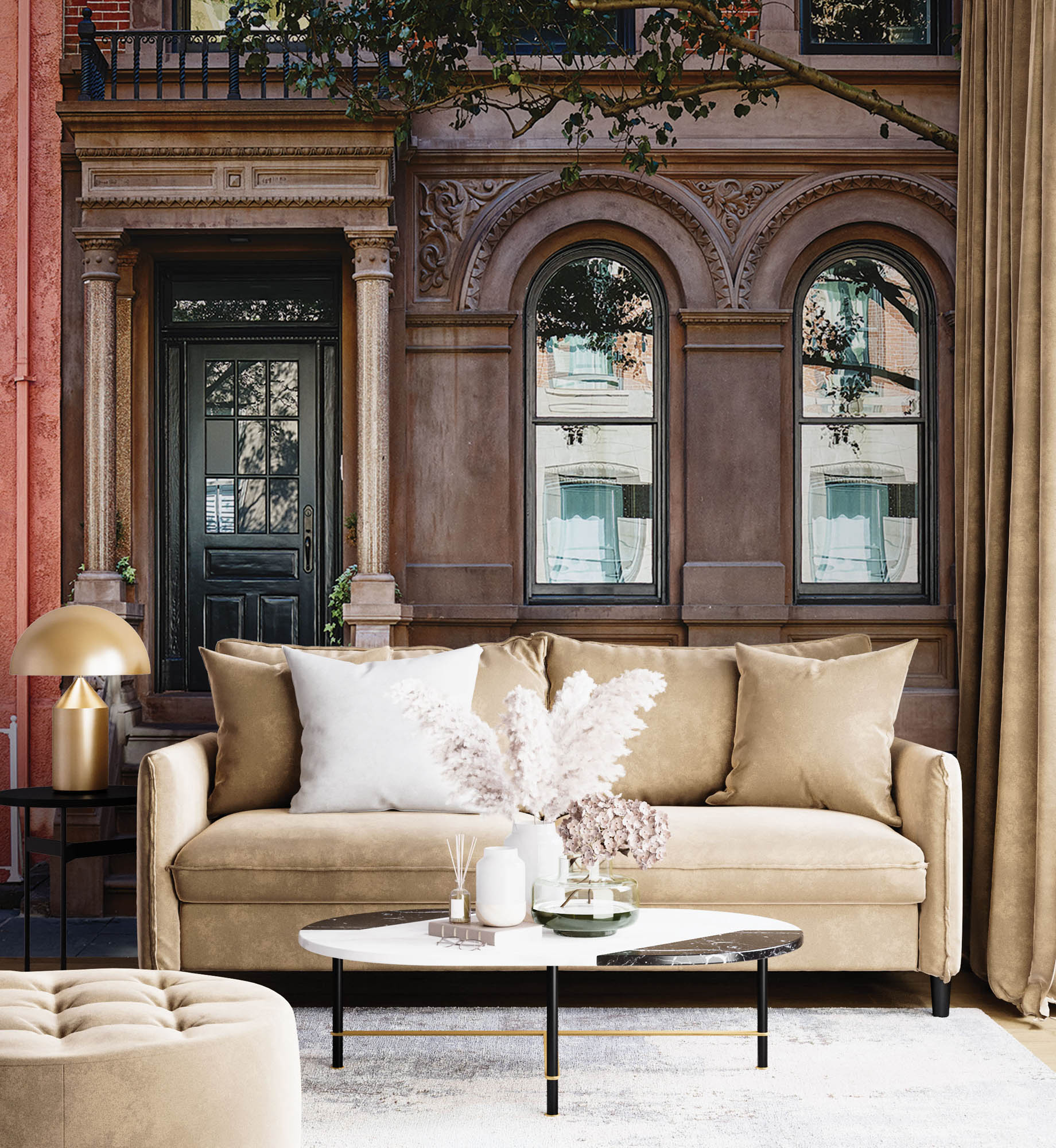 Sierlijk gebouw - LW00367 Fotobehang