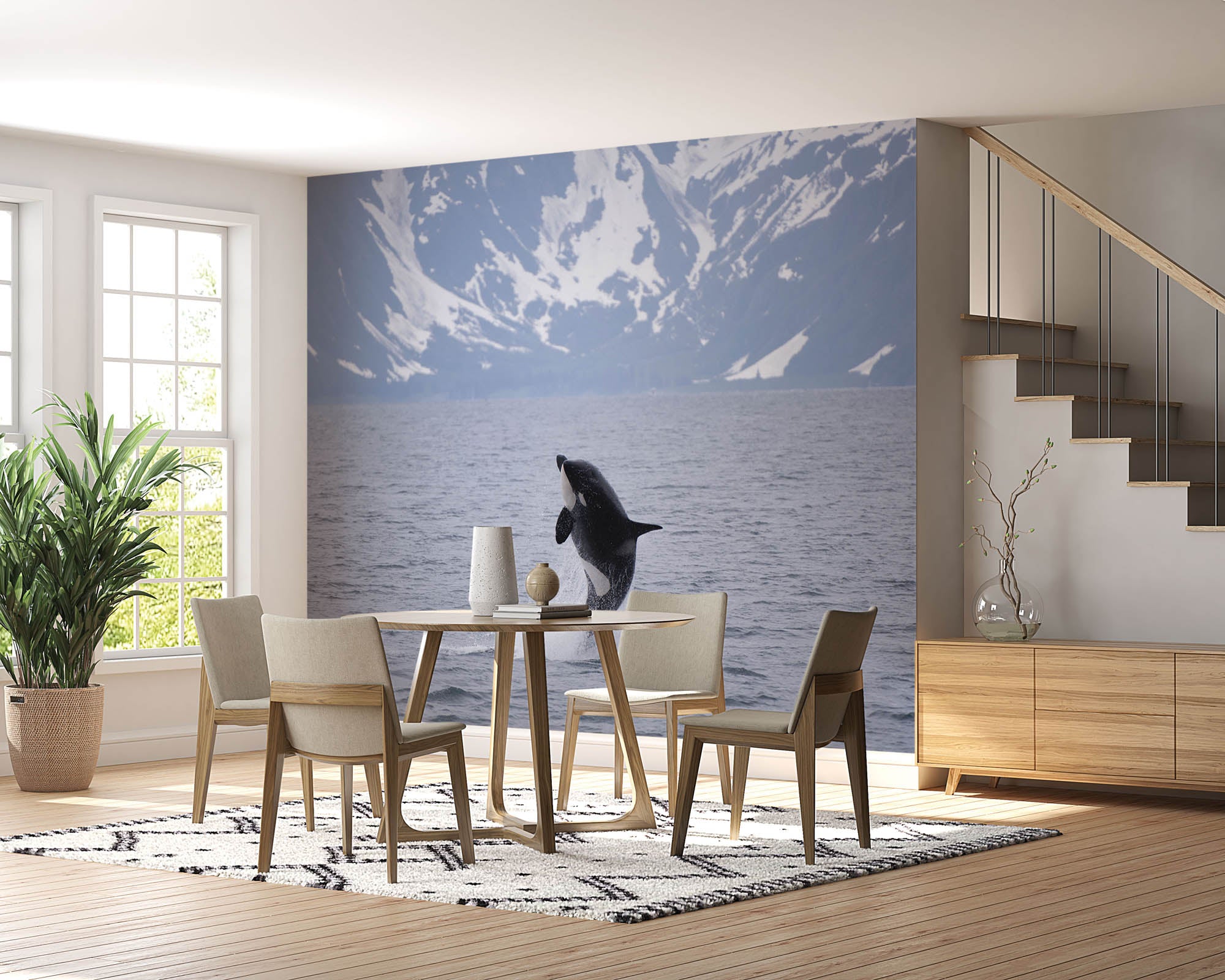 Springende orka - LW00166 Fotobehang