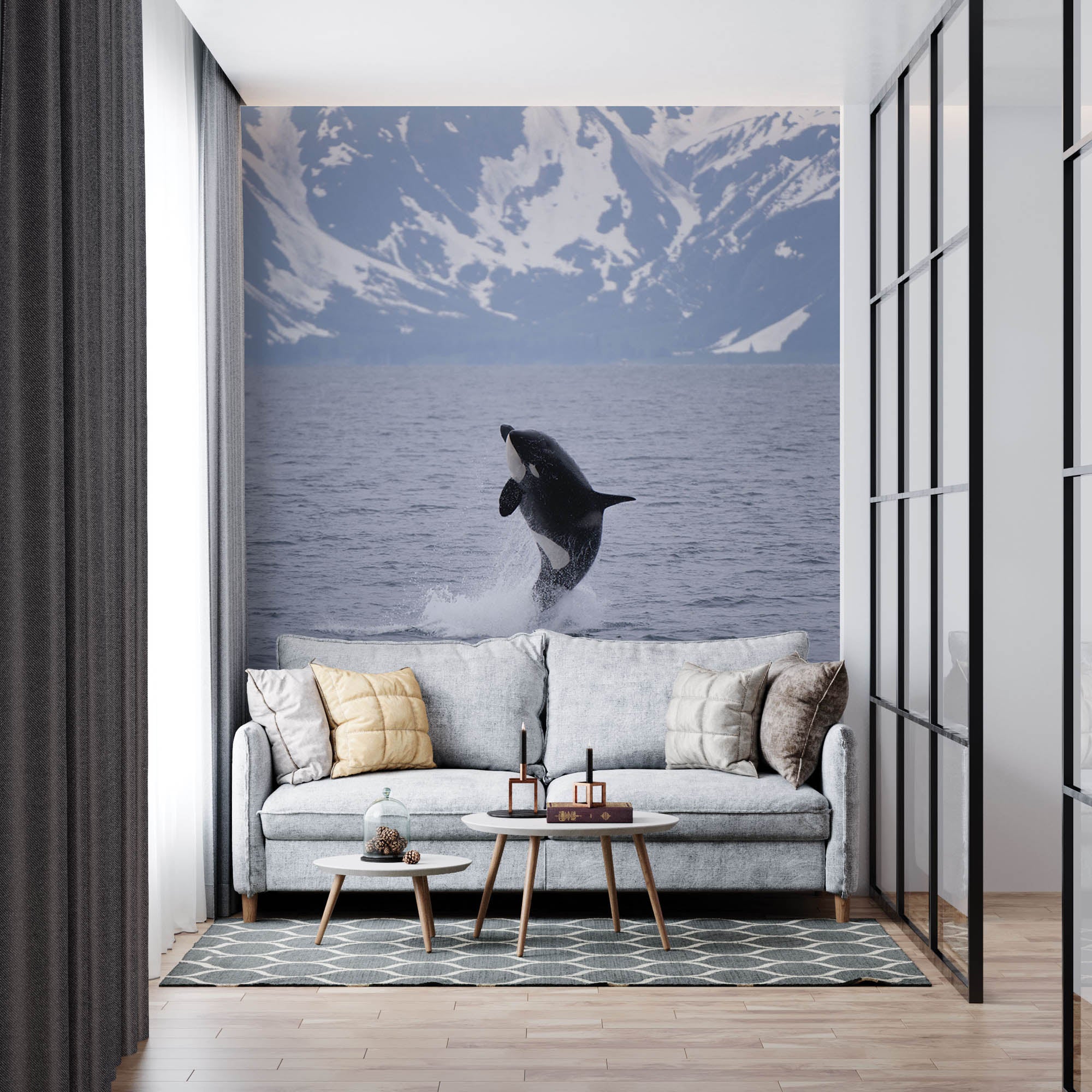 Springende orka - LW00166 Fotobehang