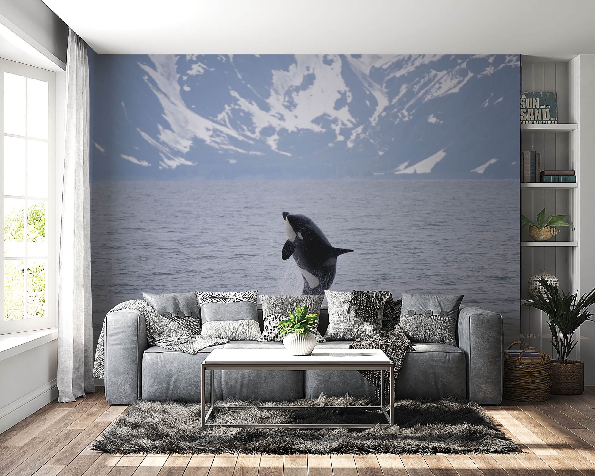 Springende orka - LW00166 Fotobehang