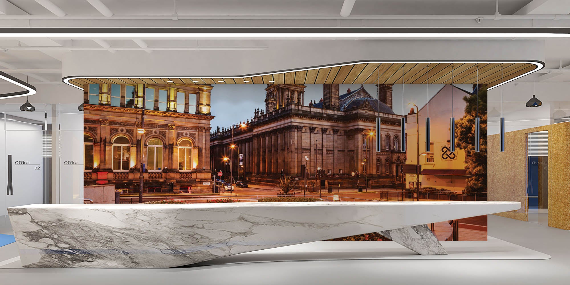 Stadhuis van Leeds - LW00352 Fotobehang