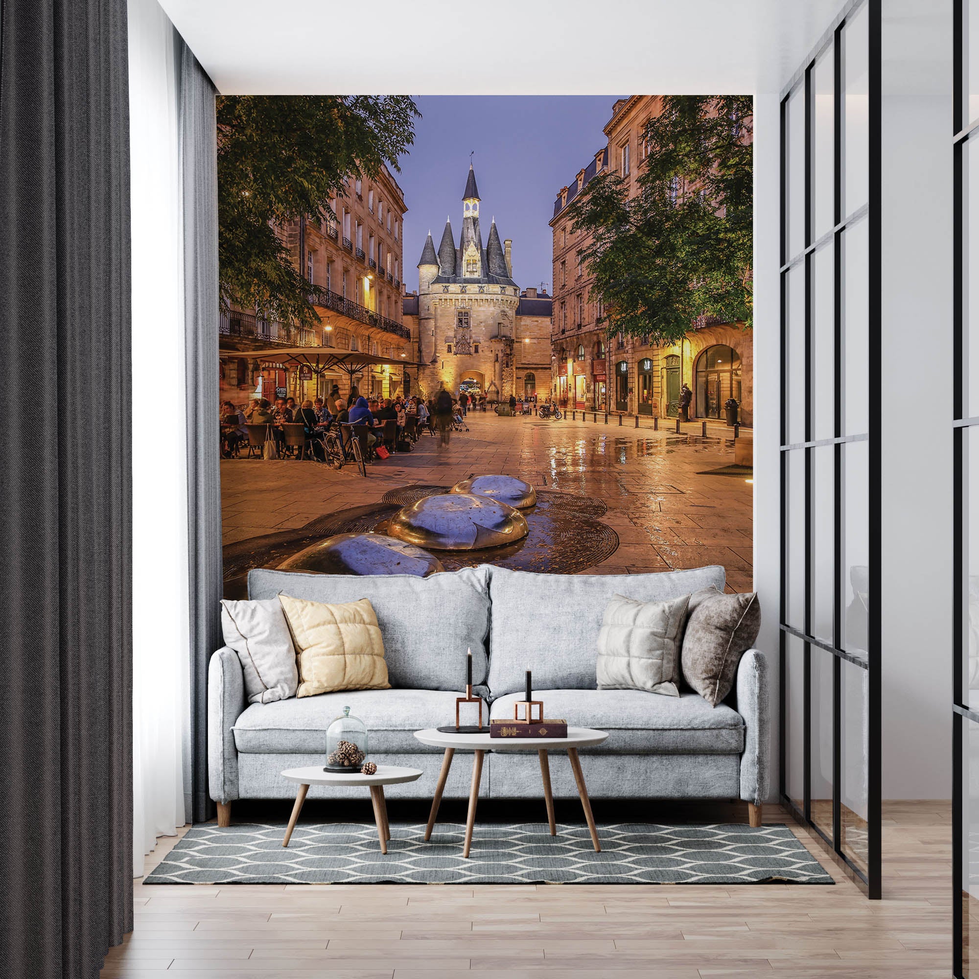 Stadspoort Porte Cailhau - LW00387 Fotobehang