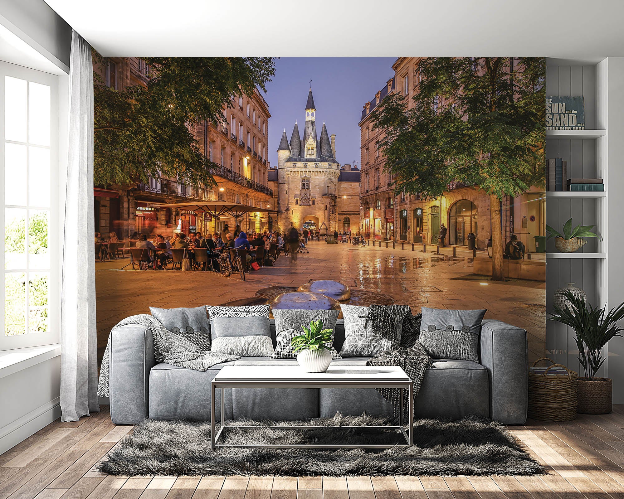 Stadspoort Porte Cailhau - LW00387 Fotobehang