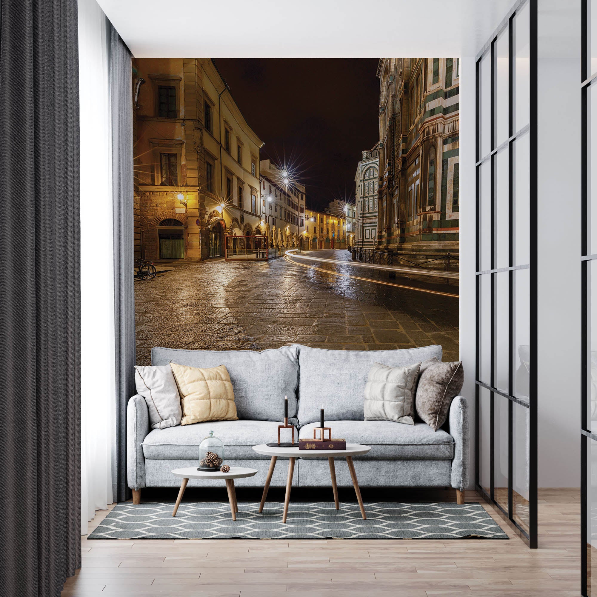 Straat in Florence - LW00384 Fotobehang