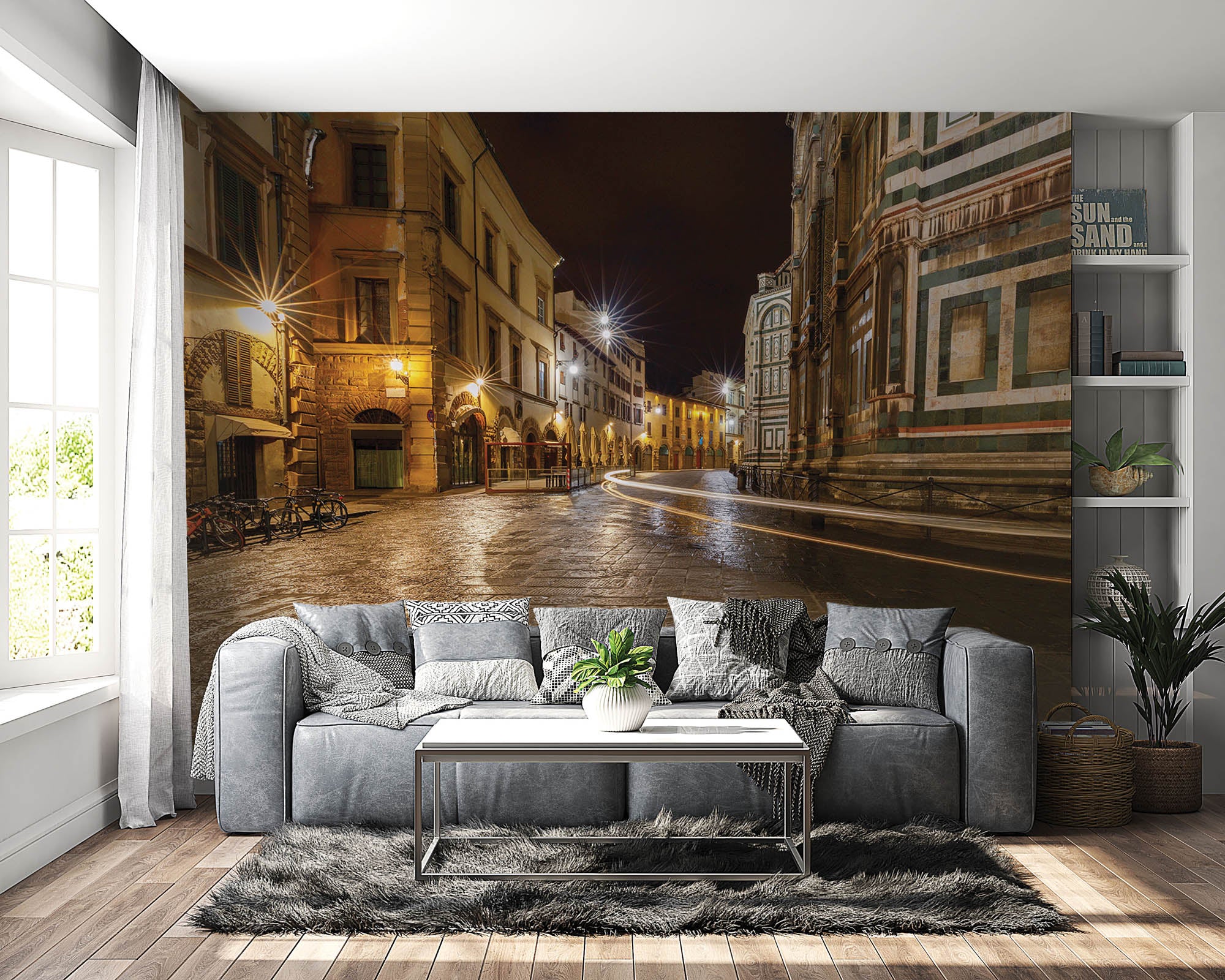 Straat in Florence - LW00384 Fotobehang