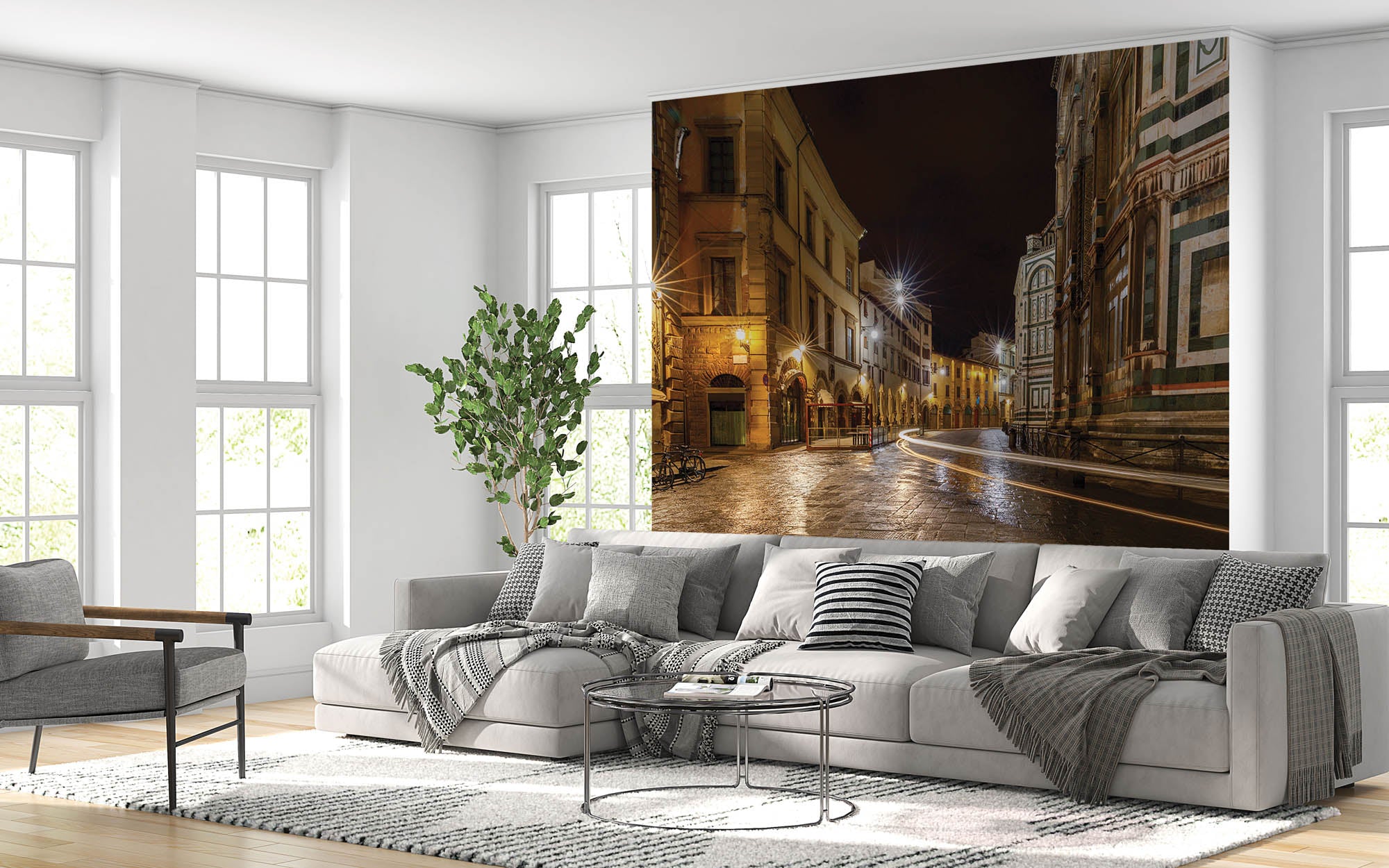 Straat in Florence - LW00384 Fotobehang