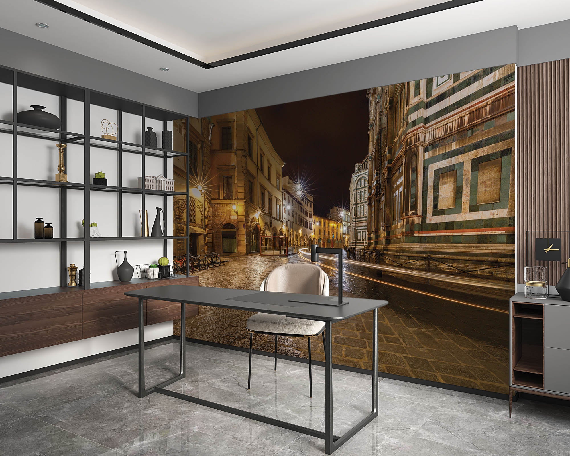 Straat in Florence - LW00384 Fotobehang