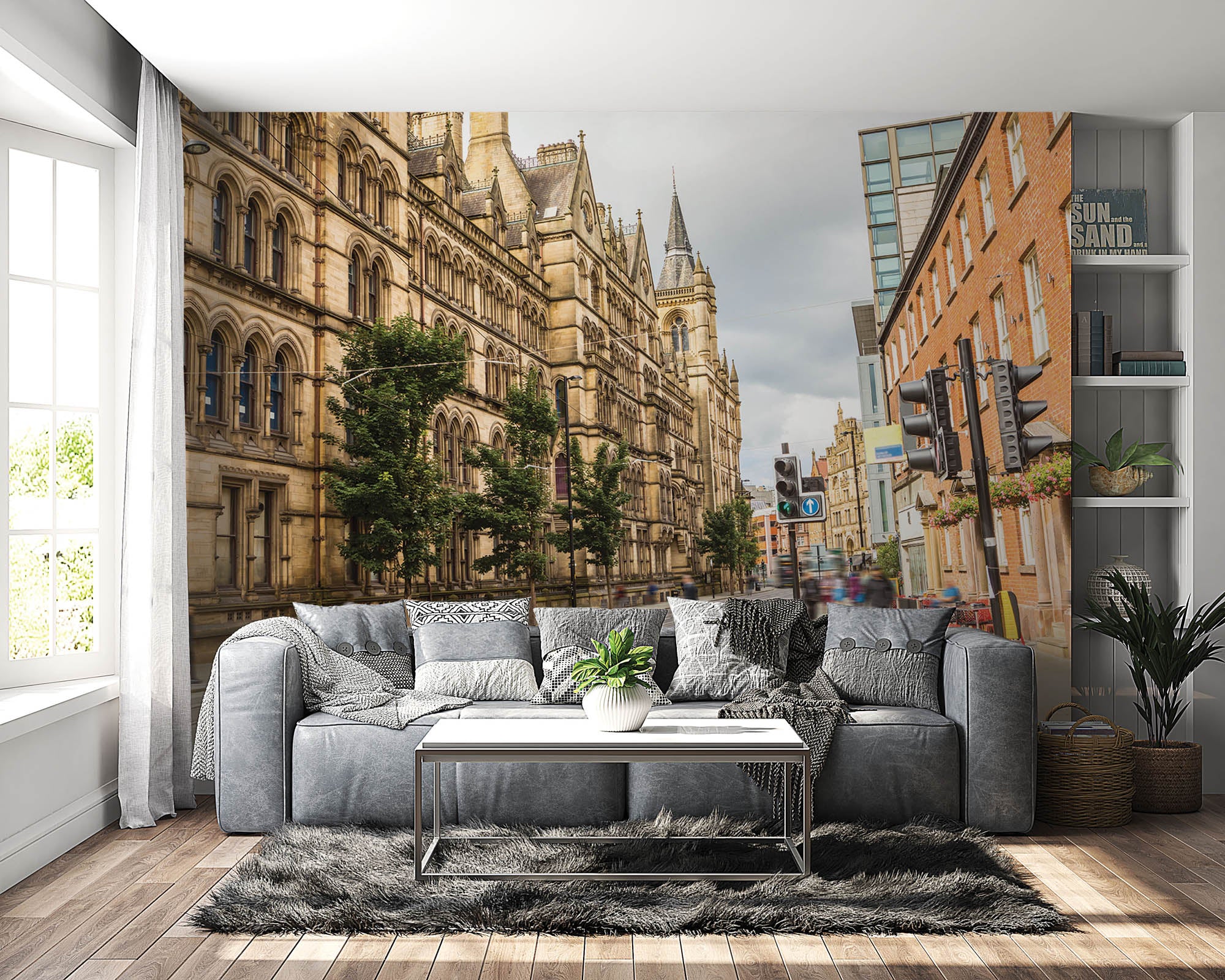 Straat Manchester - LW00377 Fotobehang