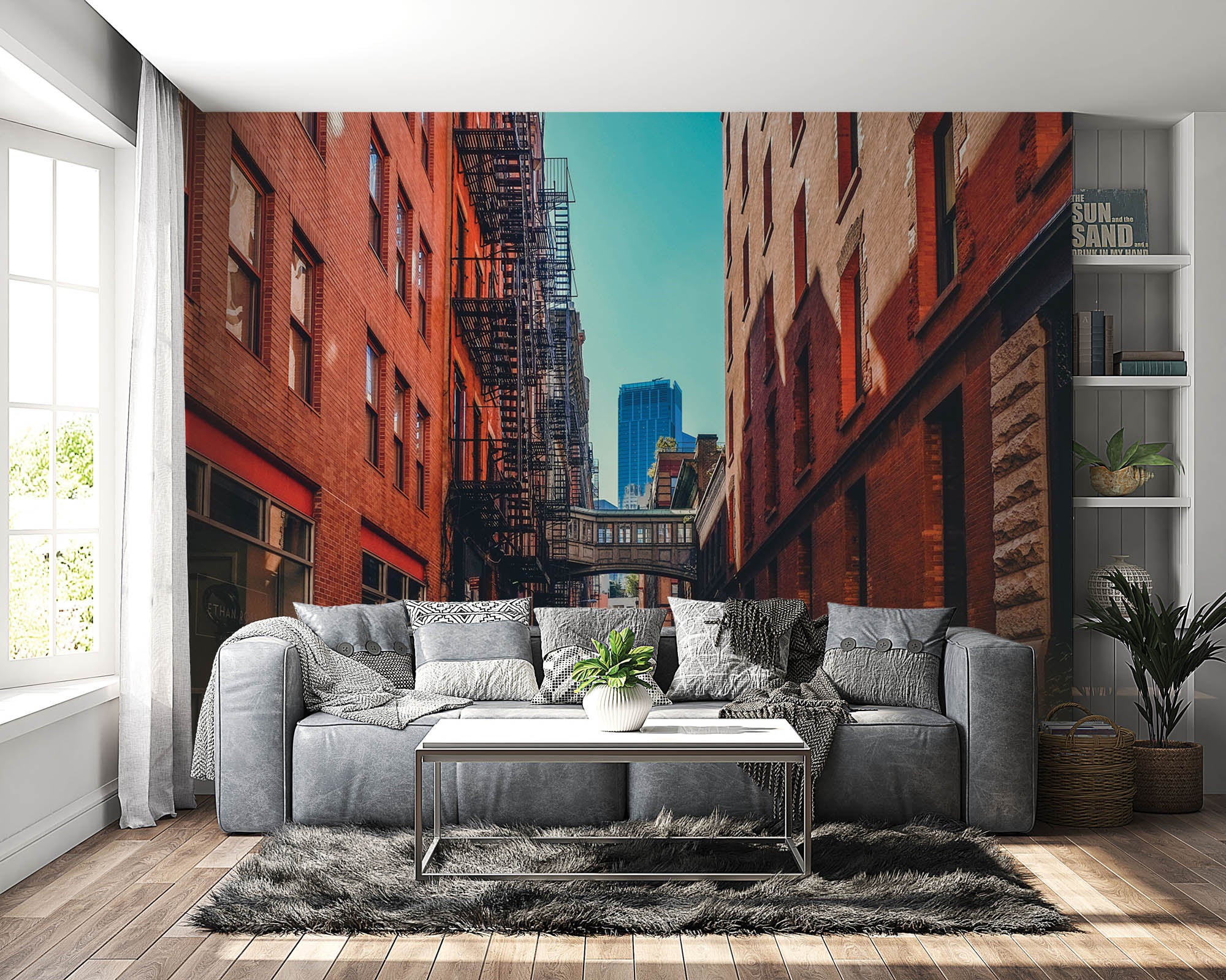 Straat Manhattan - LW00340 Fotobehang