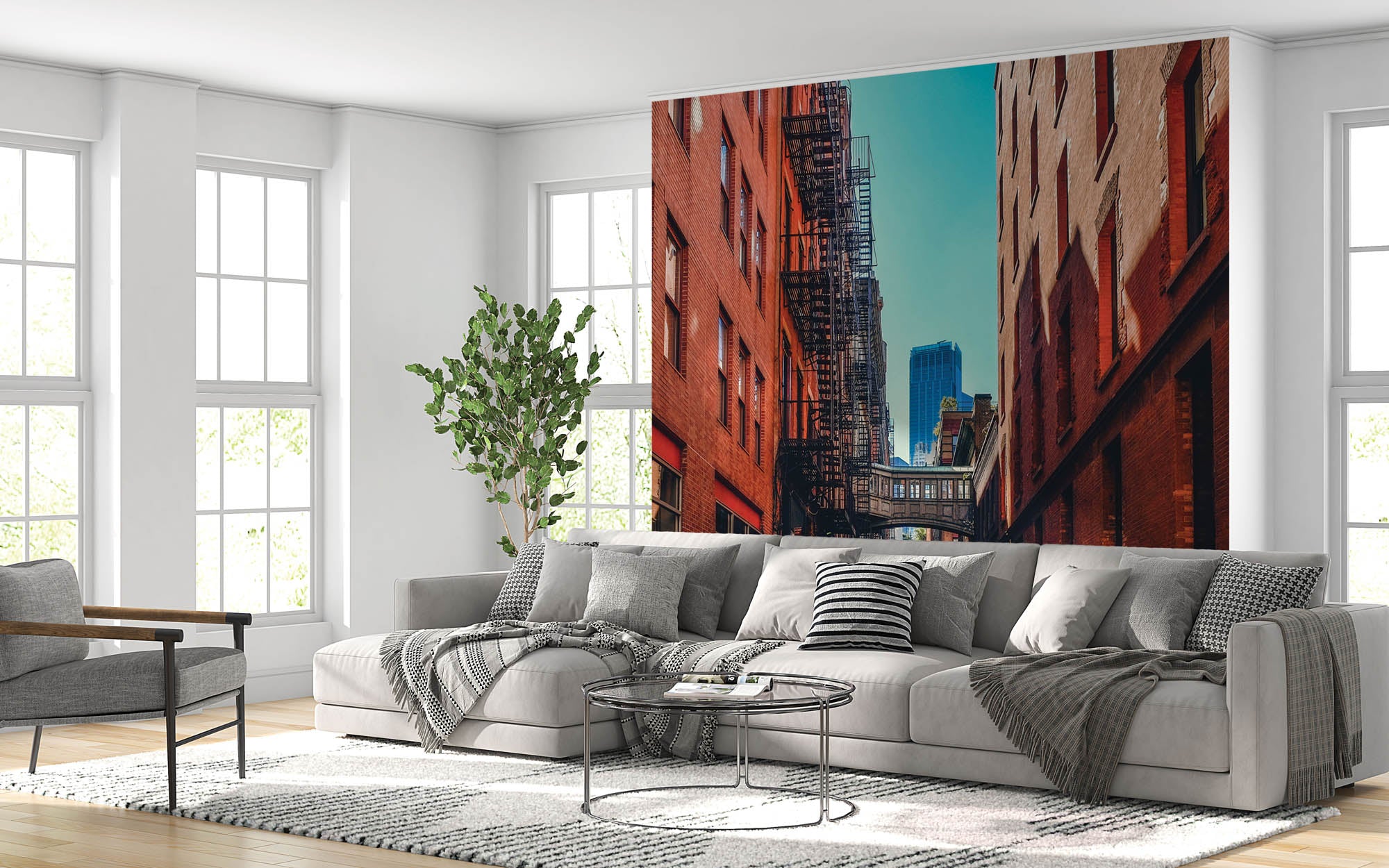 Straat Manhattan - LW00340 Fotobehang