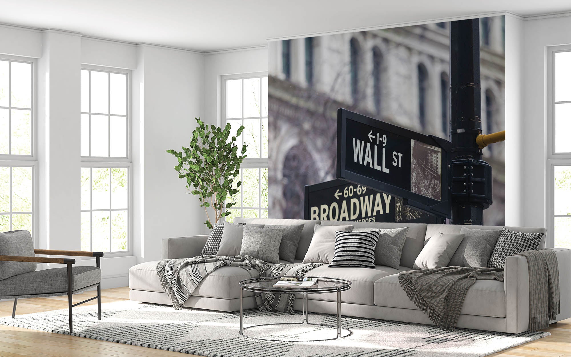 Straatbord New York City - LW00322 Fotobehang