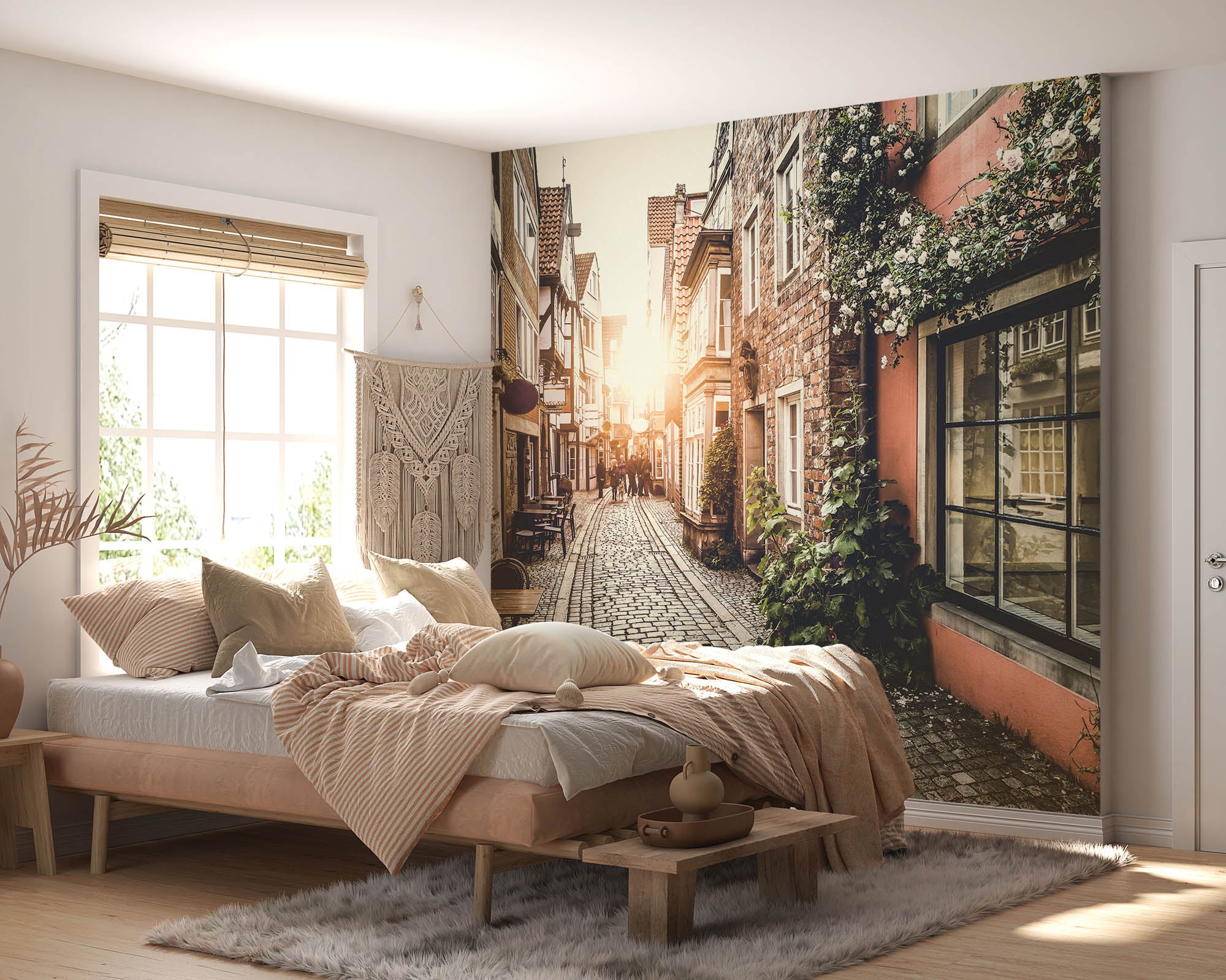 Straatje Europa - LW00355 Fotobehang