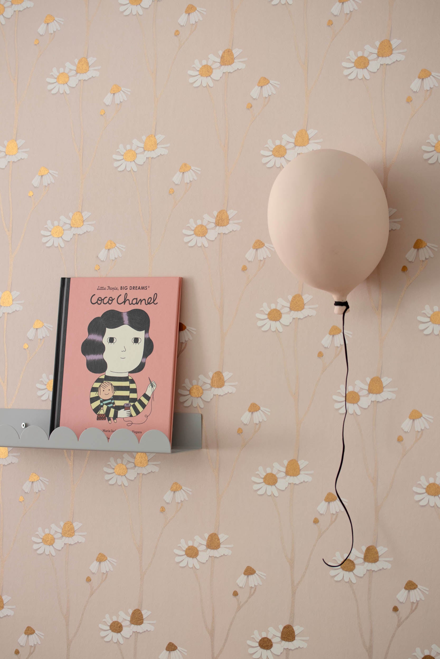 Studio Ditte Kamille Poederroze &Goud Behang