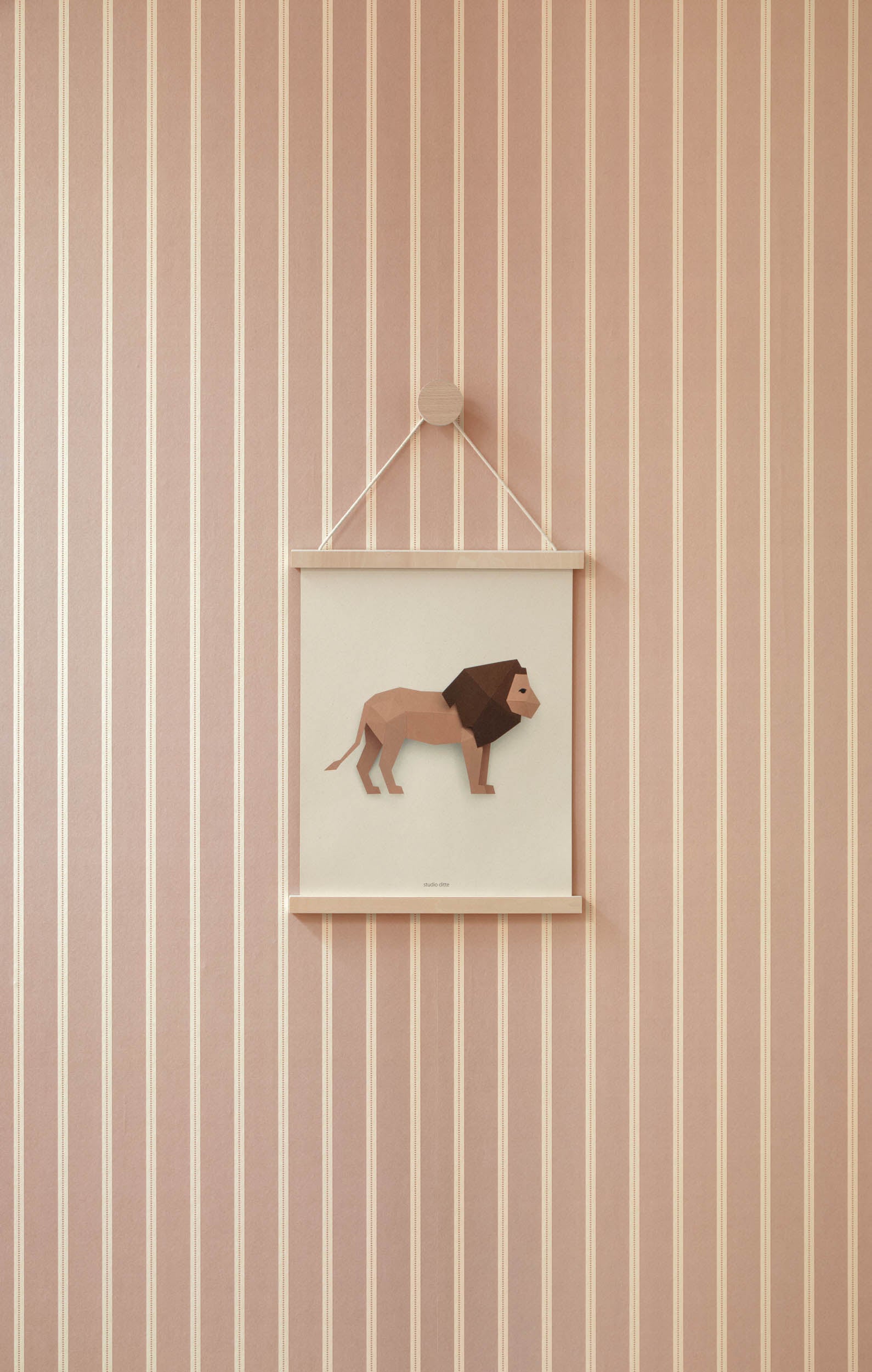 Studio Ditte Lintjes Oudroze Behang