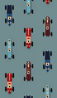 Studio Ditte Raceauto Blauw