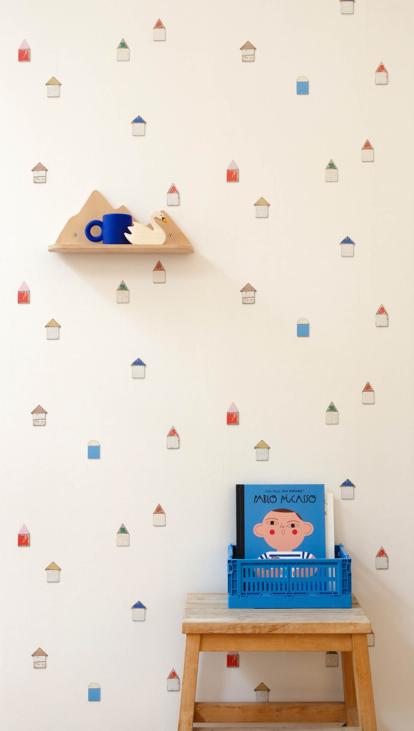 Studio Ditte Strandhuisjes Multi Behang