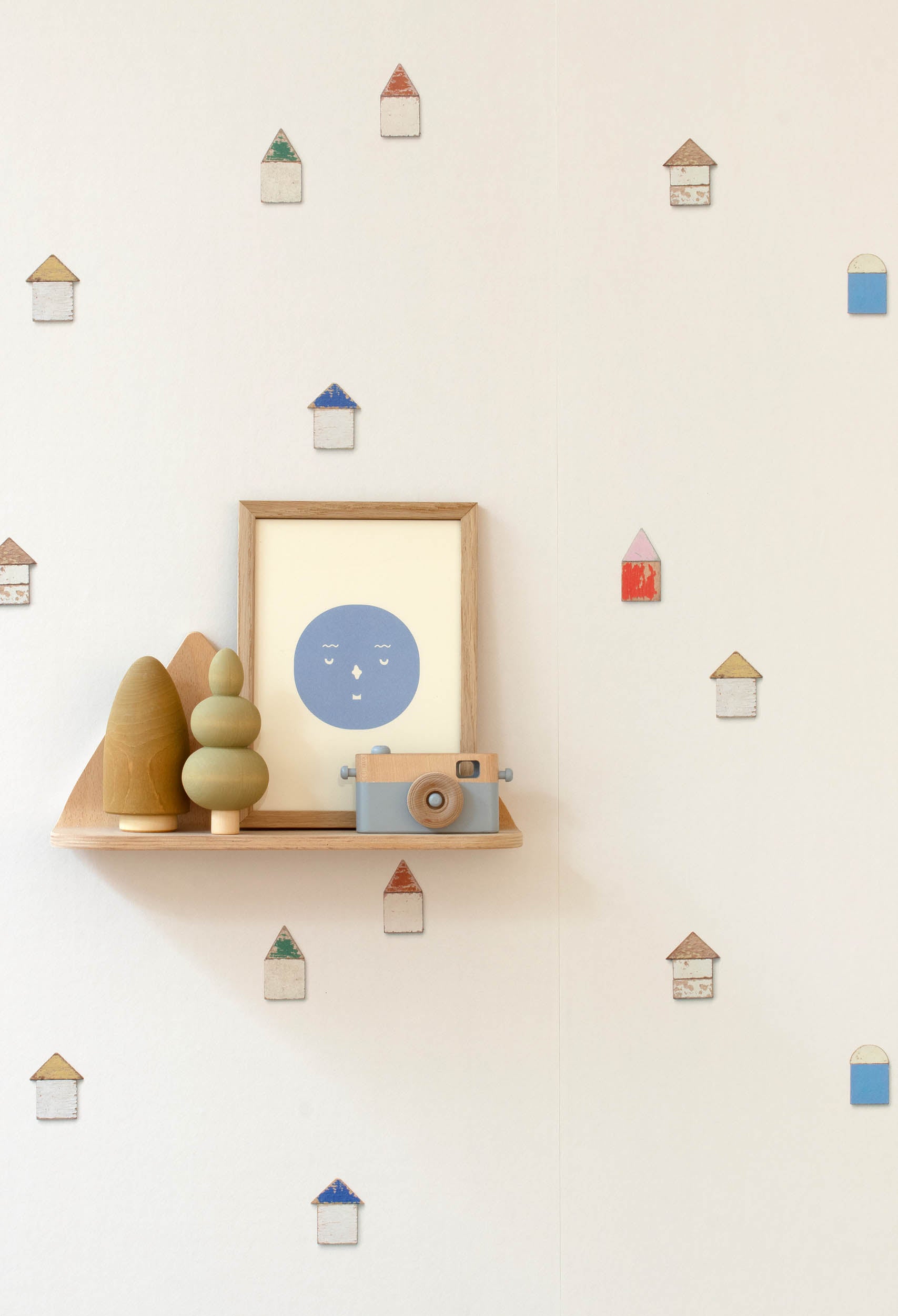 Studio Ditte Strandhuisjes Multi Behang