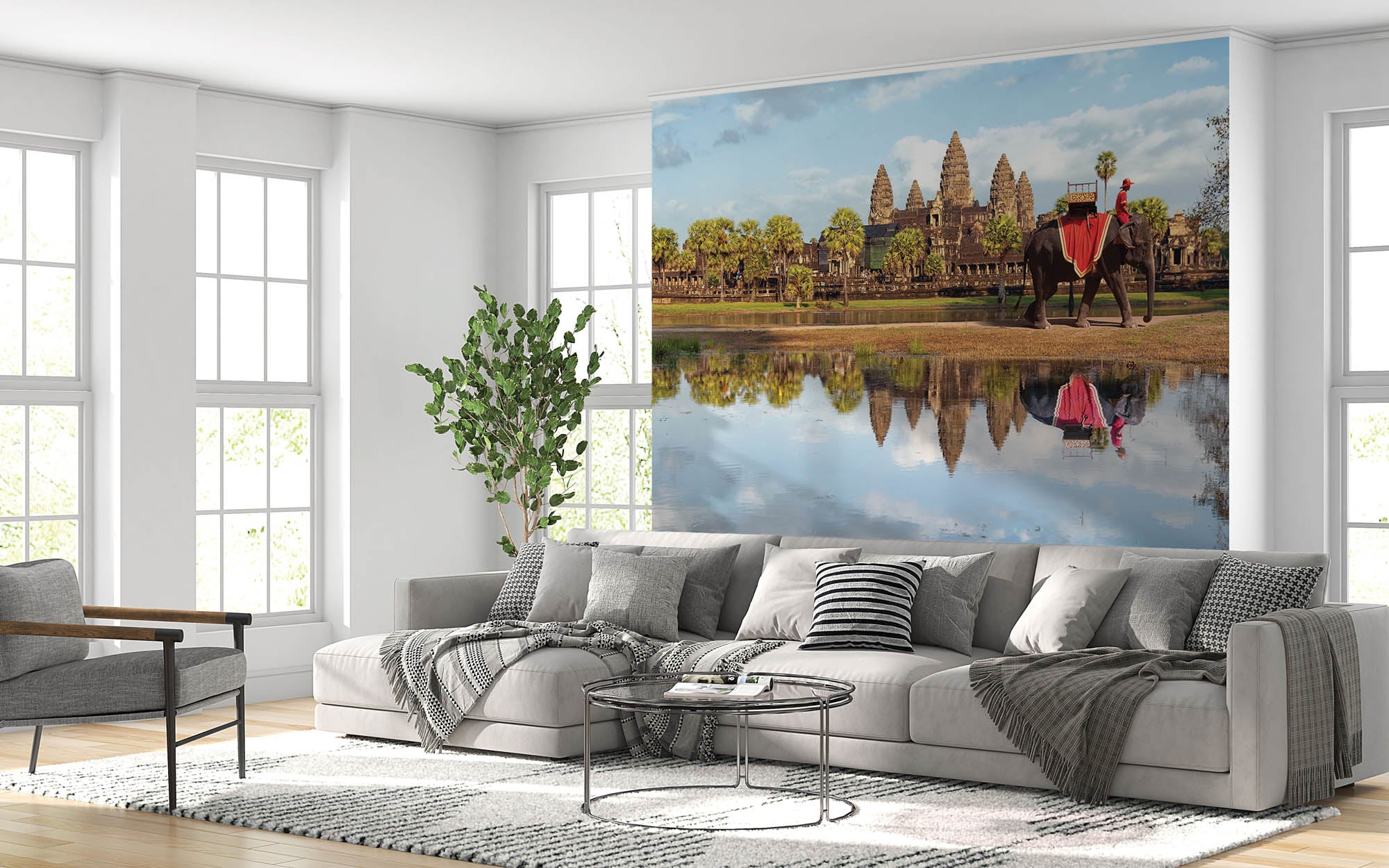 Tempel Cambodja - LW00053 Fotobehang