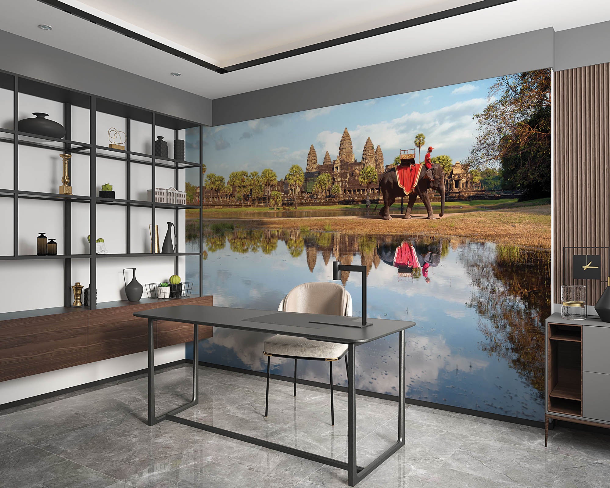 Tempel Cambodja - LW00053 Fotobehang