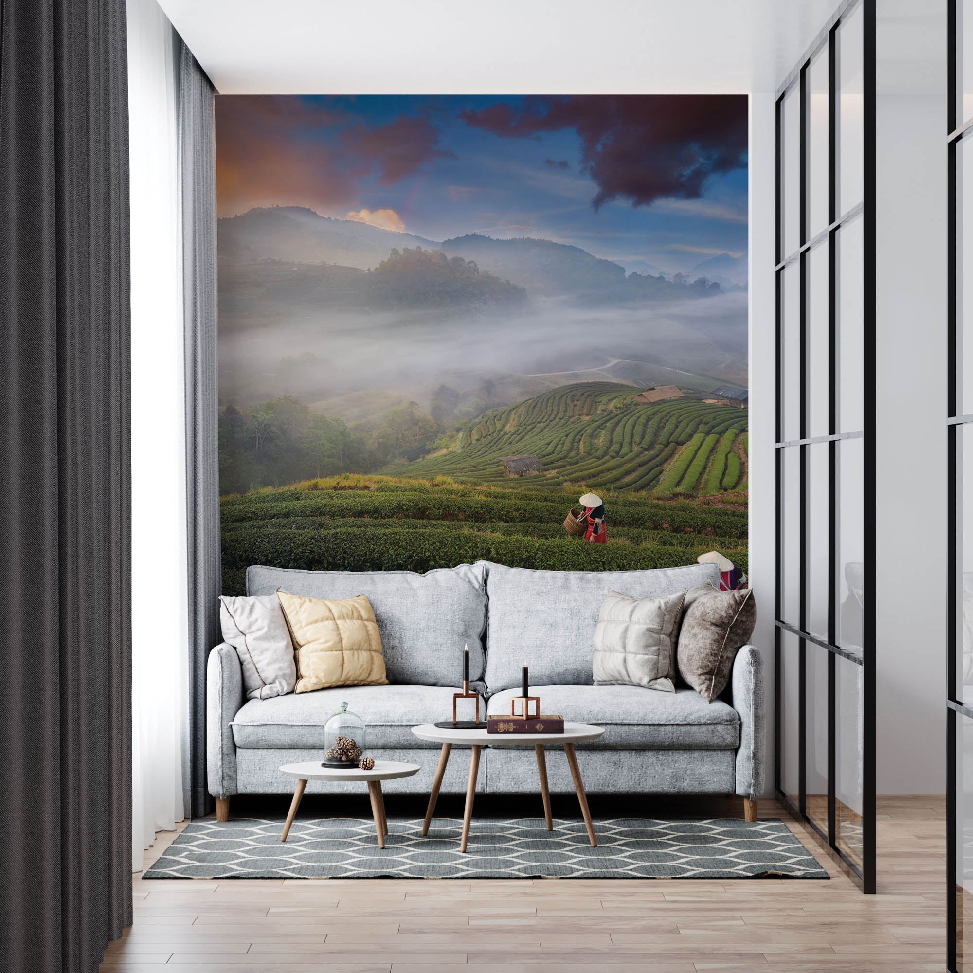 Theeplantage - LW00096 Fotobehang