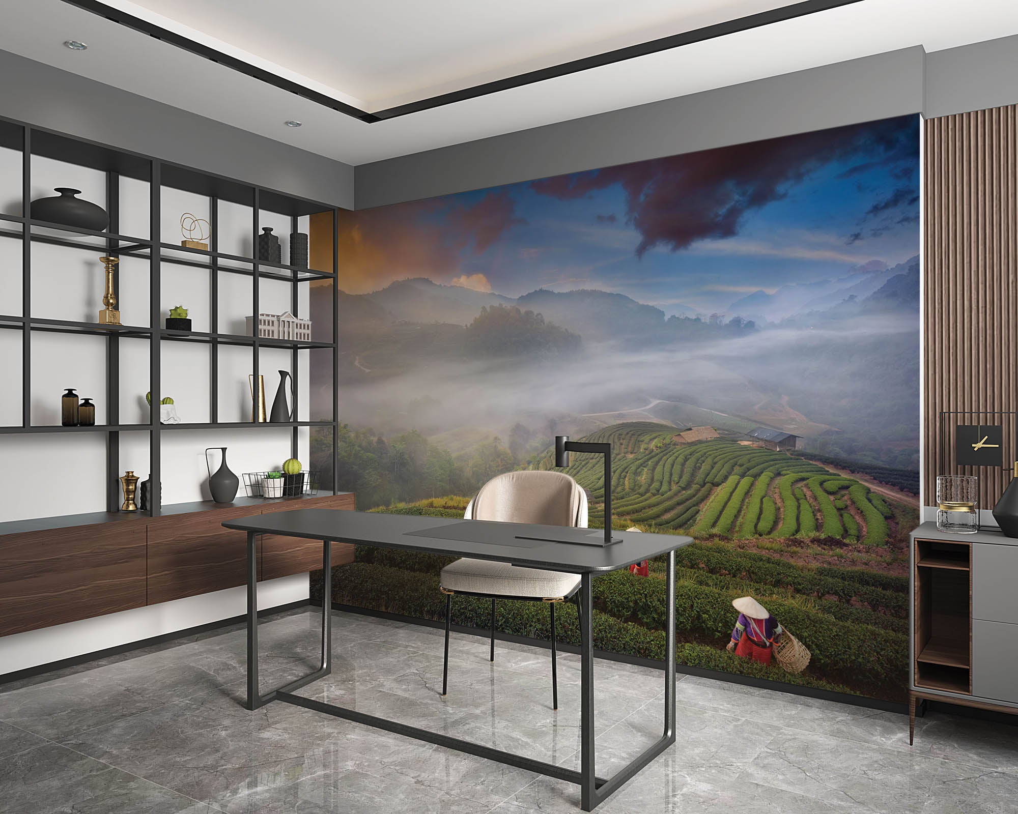 Theeplantage - LW00096 Fotobehang