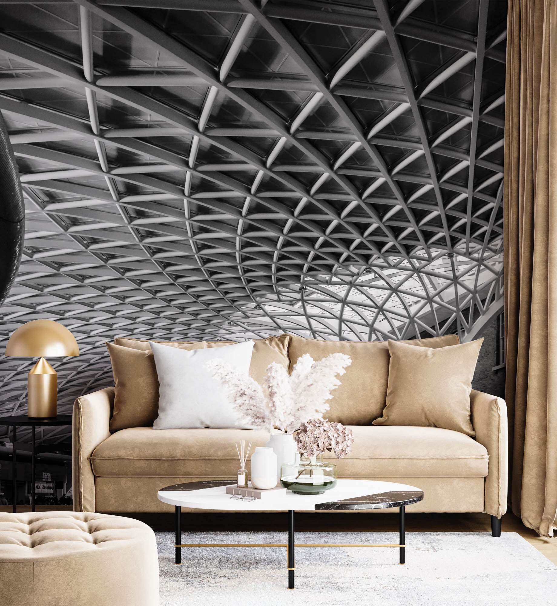 Treinstation Londen - LW00025 Fotobehang