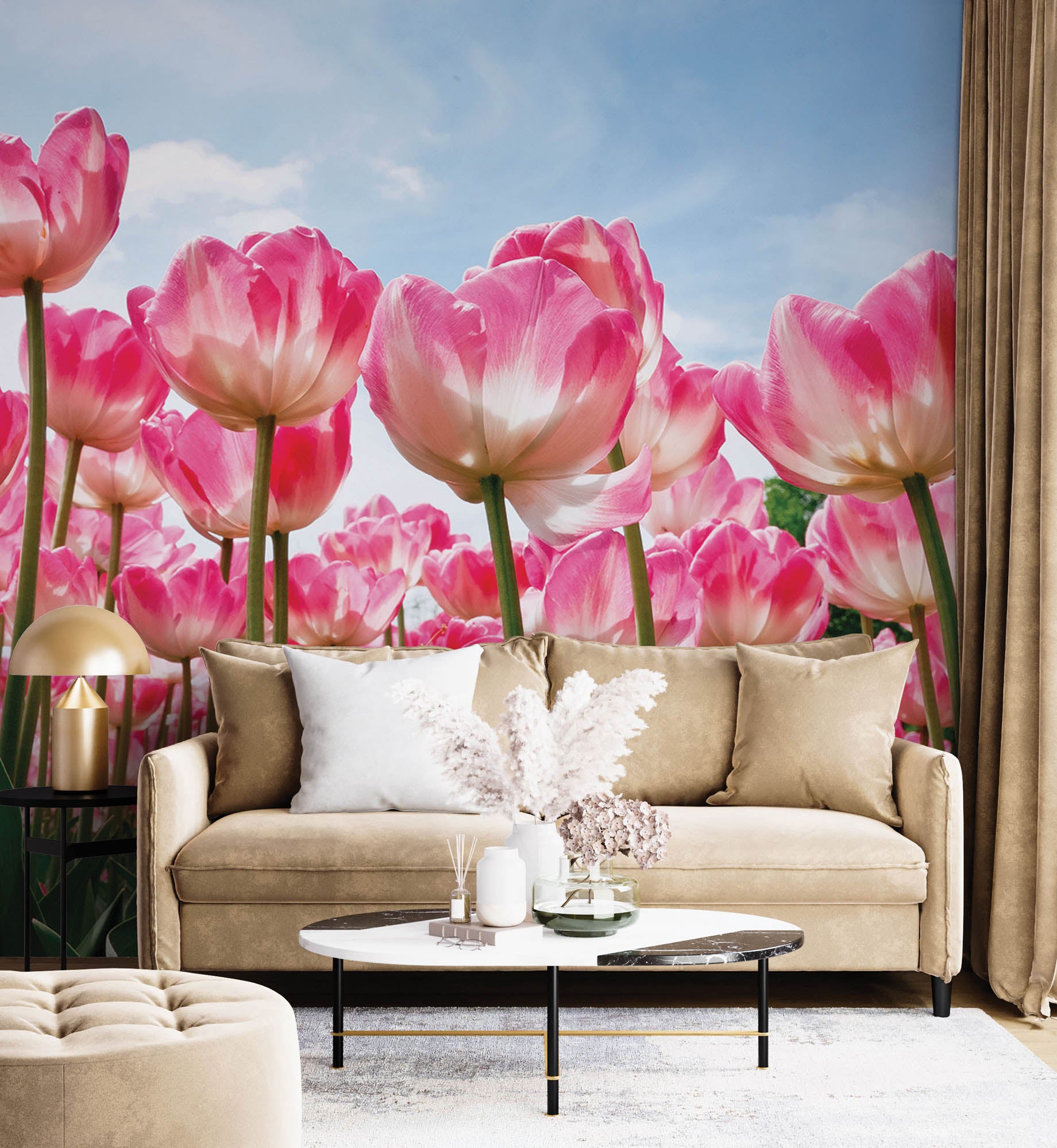 Tulpenveld - LW00252 Fotobehang