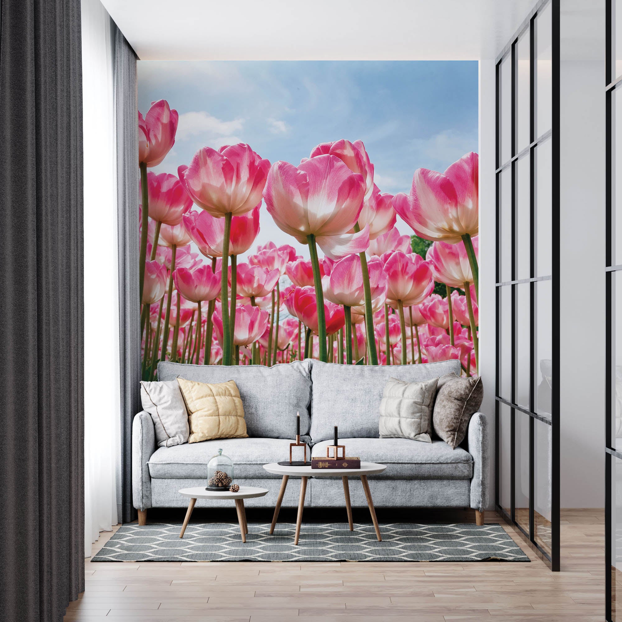 Tulpenveld - LW00252 Fotobehang