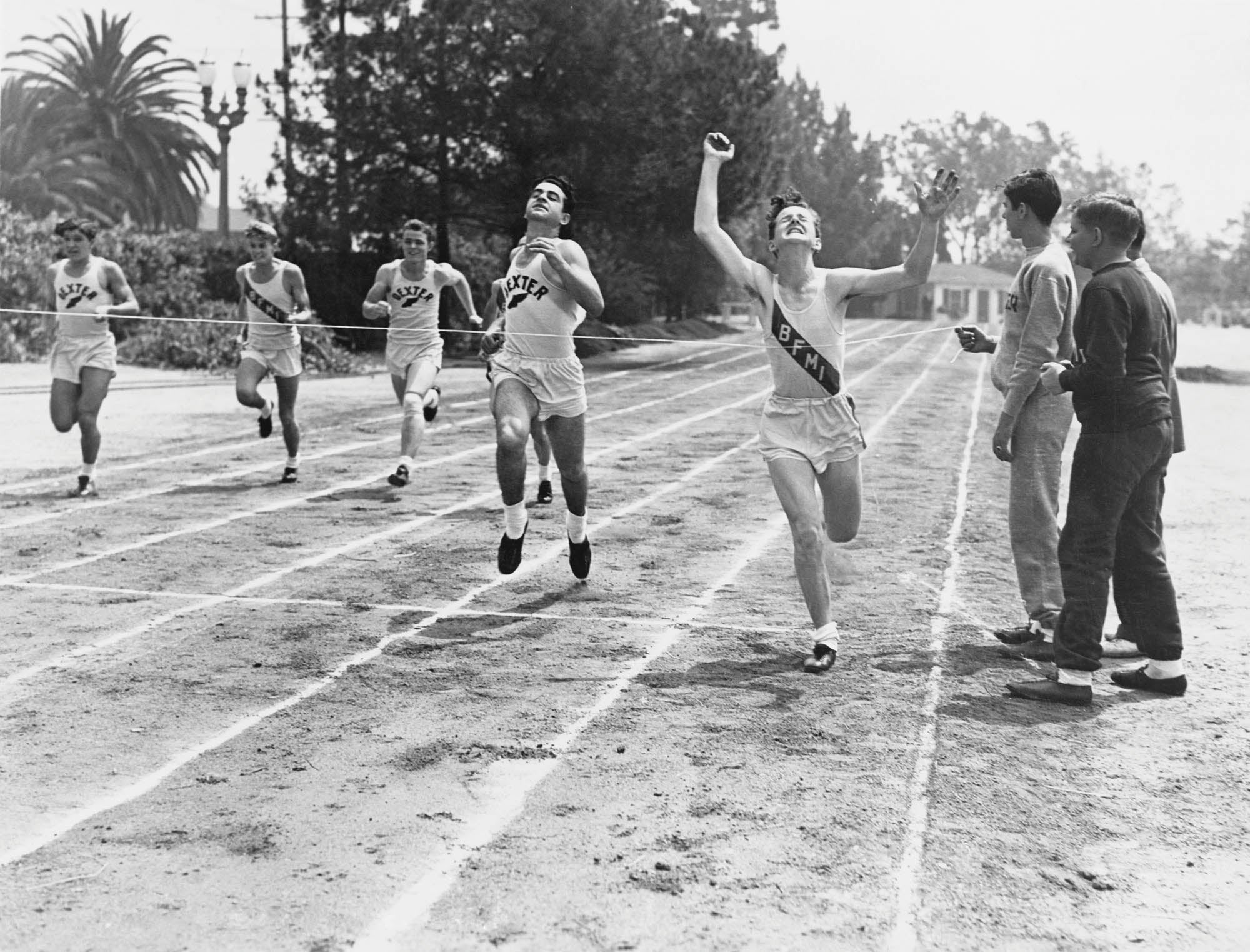 Vintage hardlopers finish - LW00398 Fotobehang