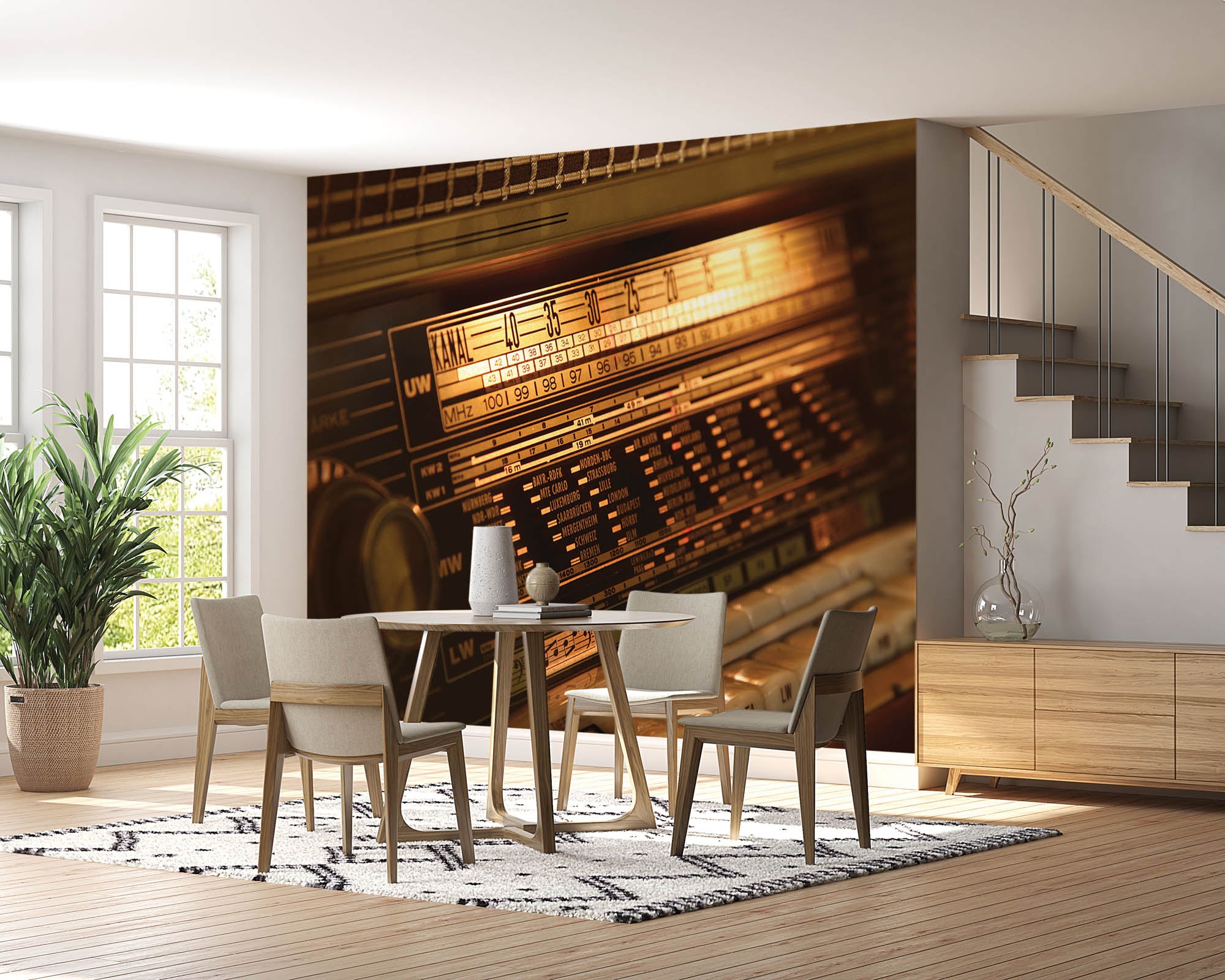 Vintage radio - LW00418 Fotobehang