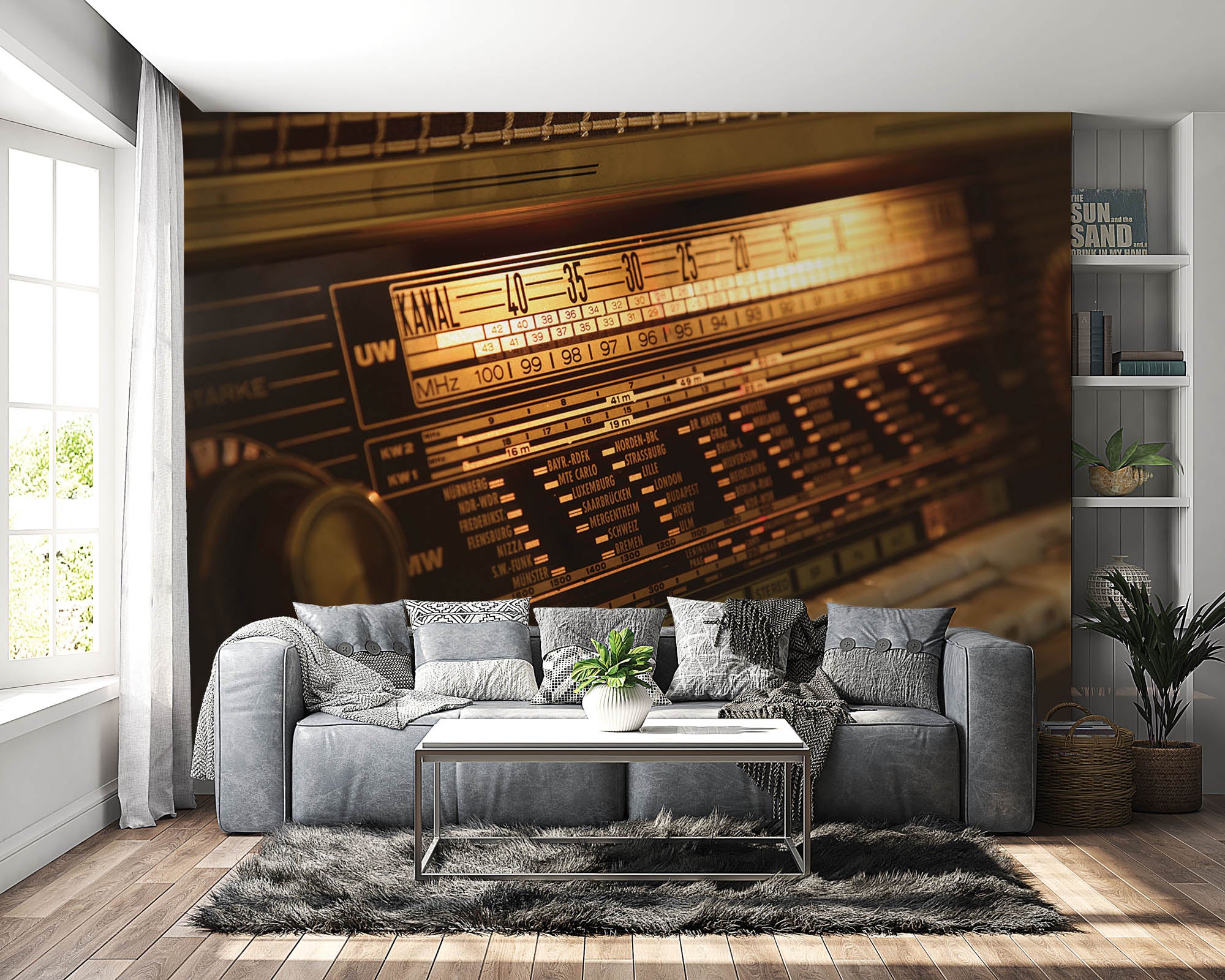 Vintage radio - LW00418 Fotobehang