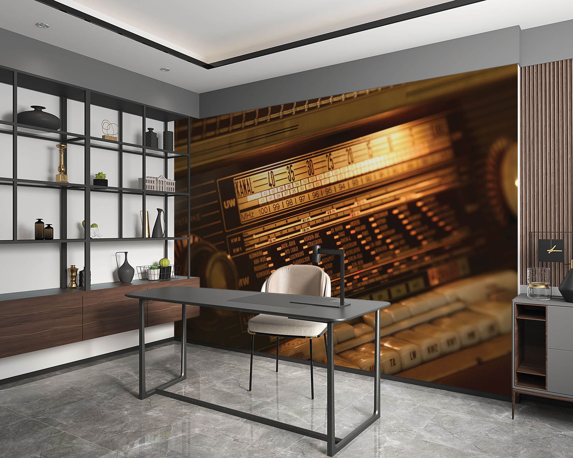 Vintage radio - LW00418 Fotobehang