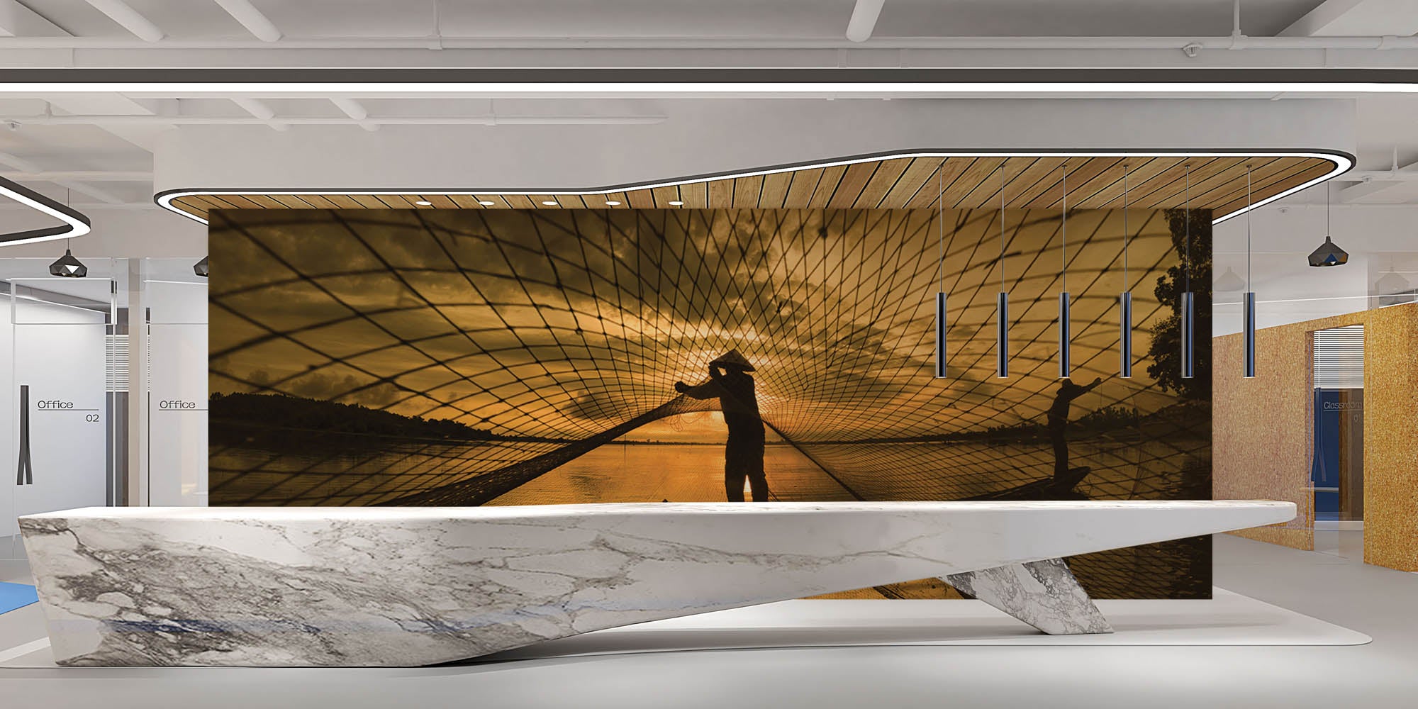 Visser Thailand- LW00072 Fotobehang