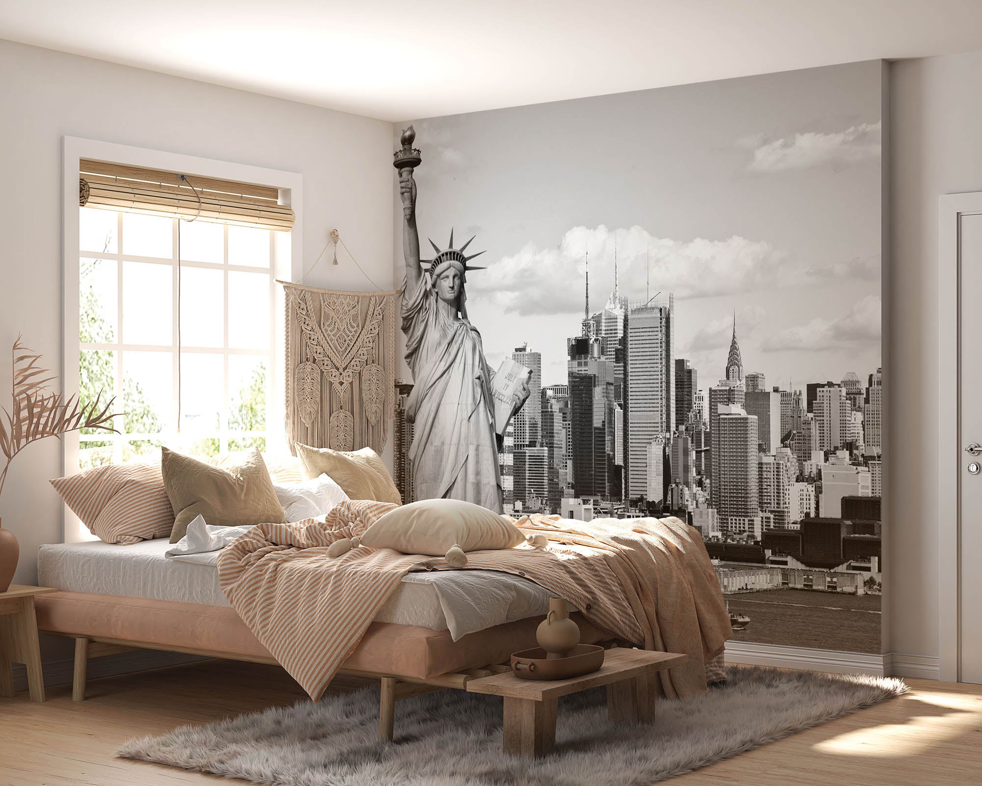 Vrijheidsbeeld Manhattan - LW00307 Fotobehang