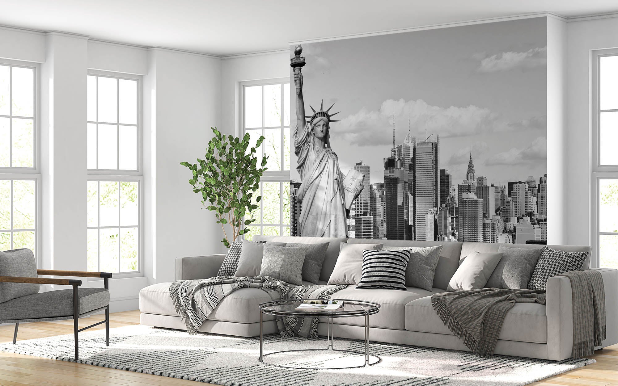 Vrijheidsbeeld Manhattan - LW00307 Fotobehang