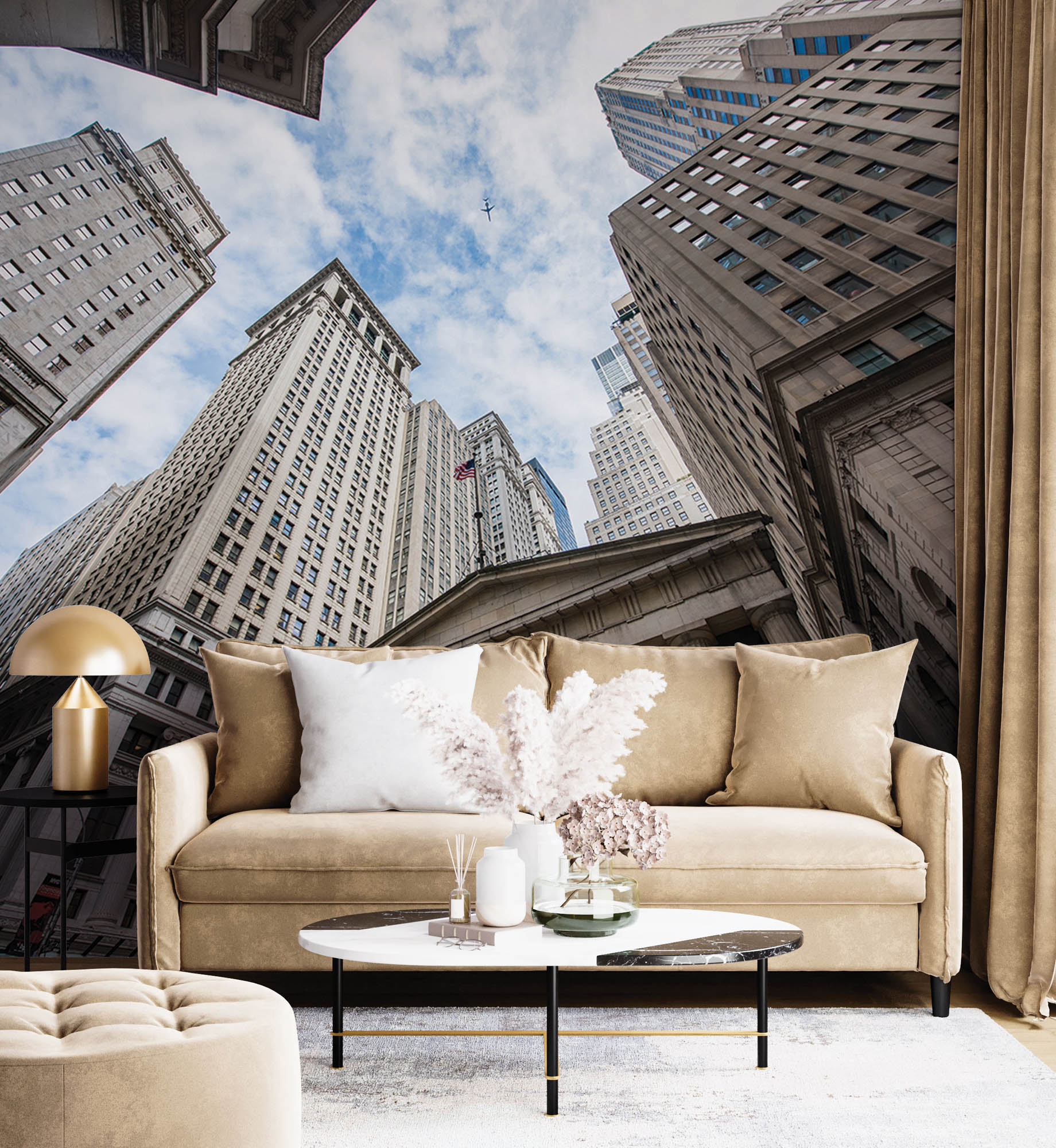 Wolkenkrabbers Wall Street - LW00316 Fotobehang